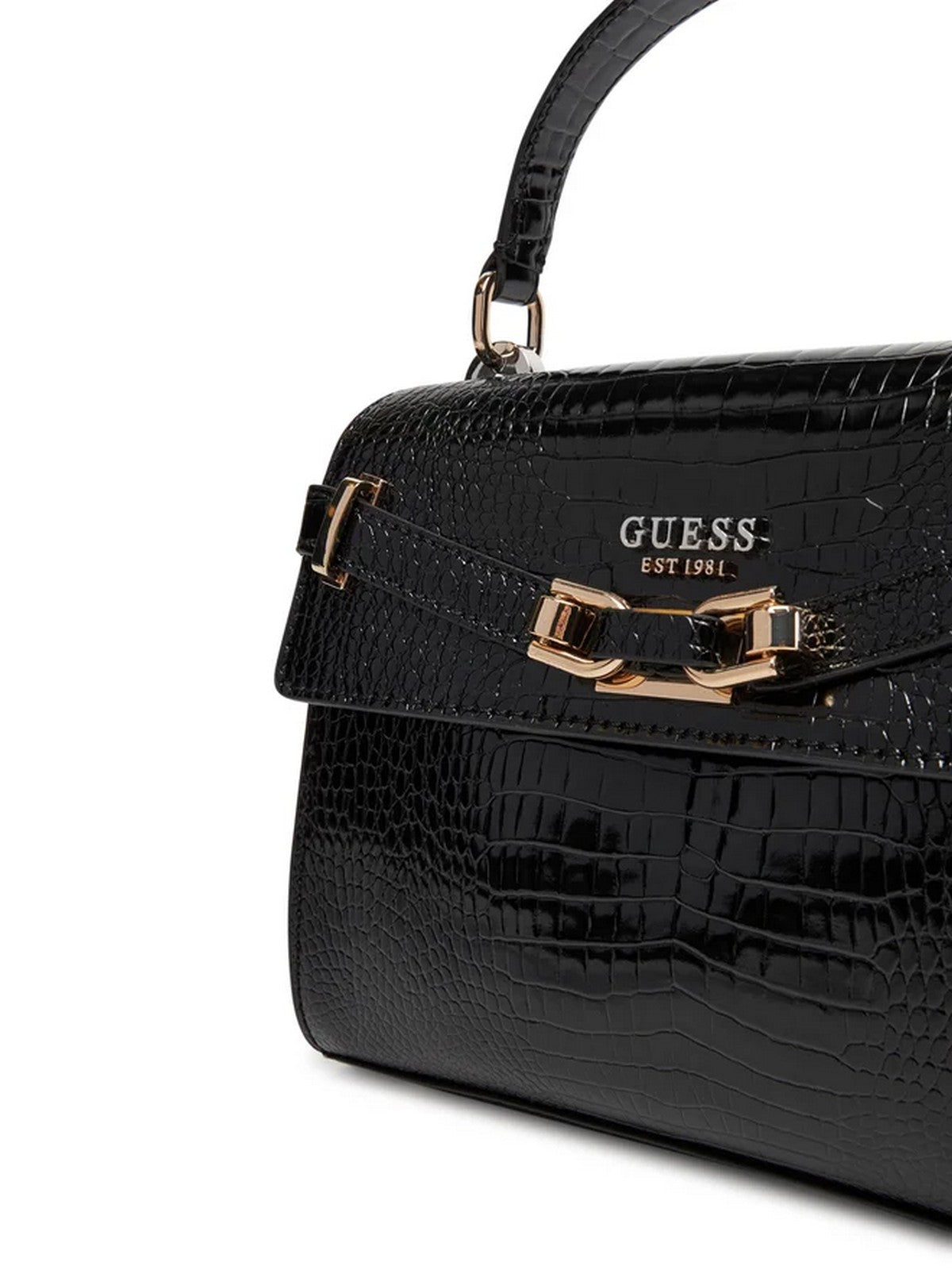 Deviner le sac pour femmes Silvye Top Handle rabat HWCG95 27200 BL Black