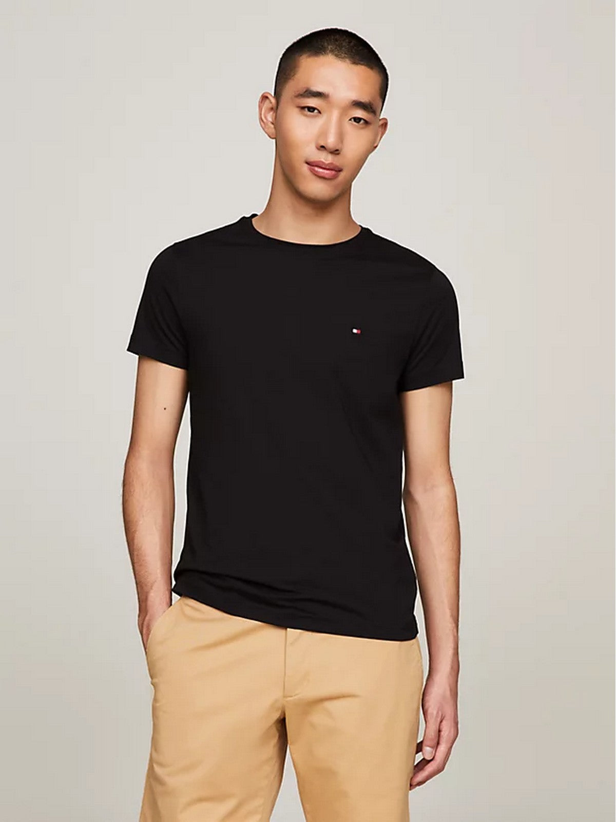 TOMMY HILFIGER T-Shirt e Polo Uomo MW0MW27539 BDS Nero