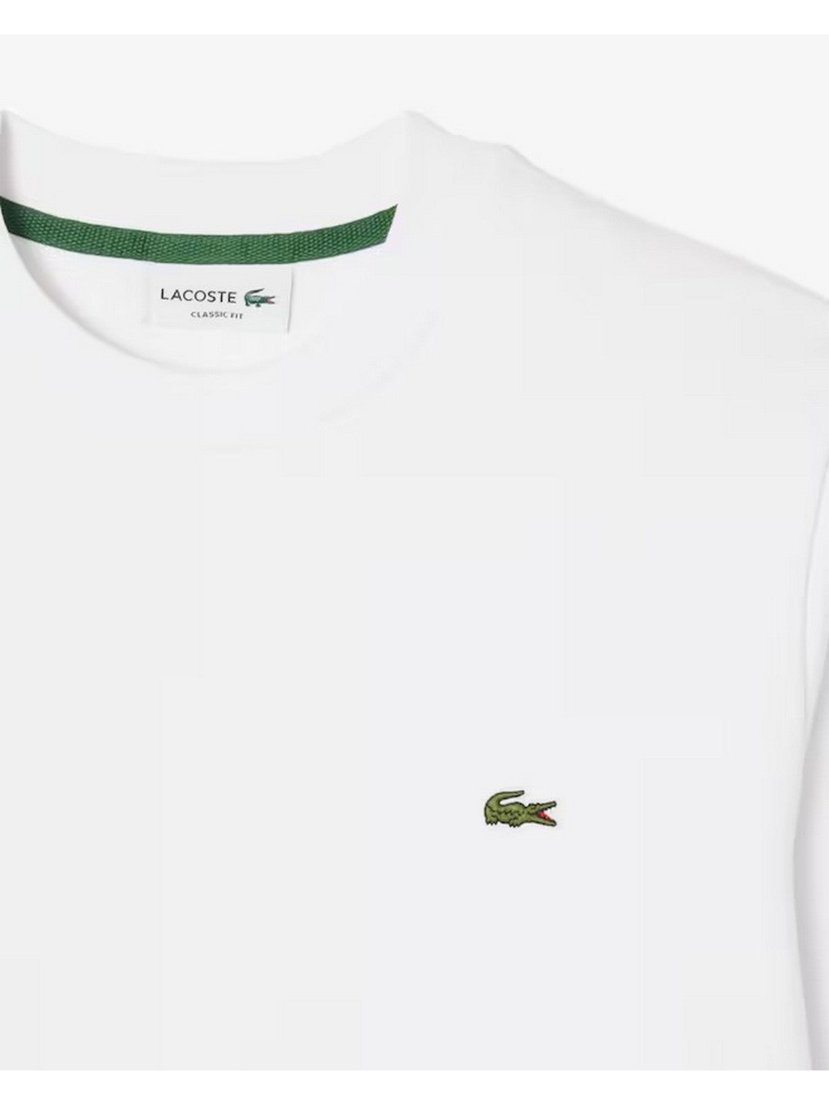 LACOSTE Felpa Uomo SH9801 001 Bianco gioboutiqueweb