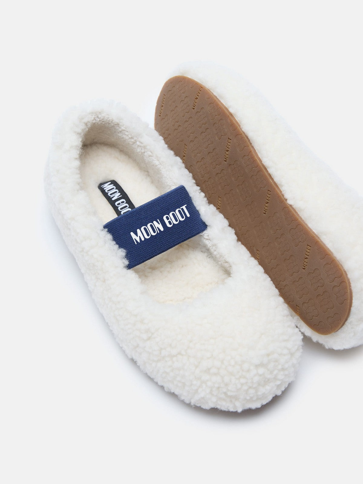 MOON BOOT Ballerina Donna MB SHEARLING BALLERINA 80D2400010-H017 ICE