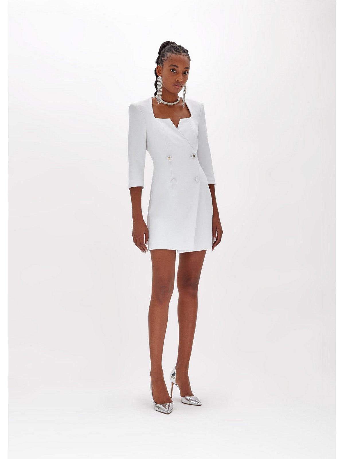 BLUGIRL Abito Donna RA4128T3191 14300 Bianco