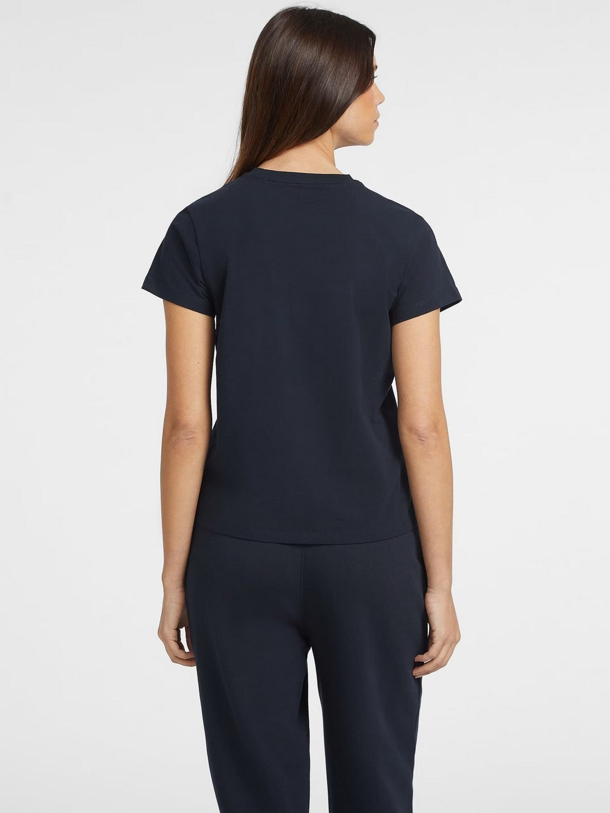 GUESS T-shirt Donna GJ SS CN REG MINI TRIANGLE TEE W4YI10 J1314 A71W Blu gioboutiqueweb
