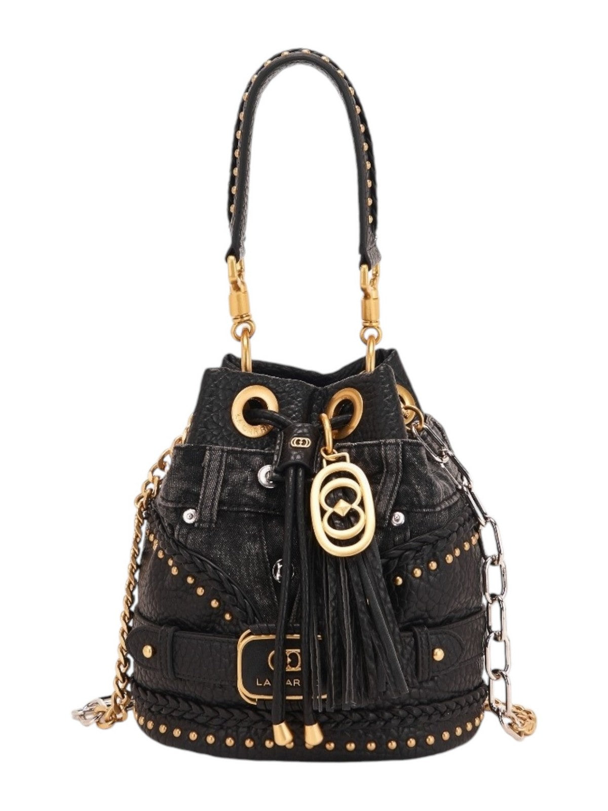 LA CARRIE Borsa Donna 142M-EM-105-TSJ BLA Nero gioboutiqueweb