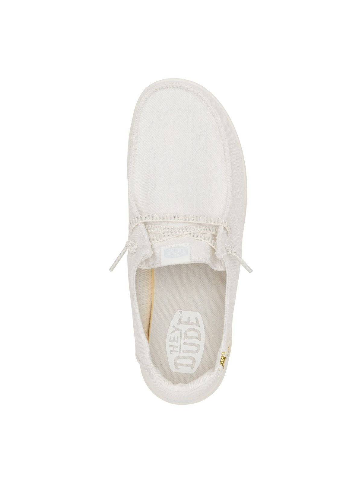 HEY DUDE Mocassino Donna HD.43682 100 WHITE gioboutiqueweb