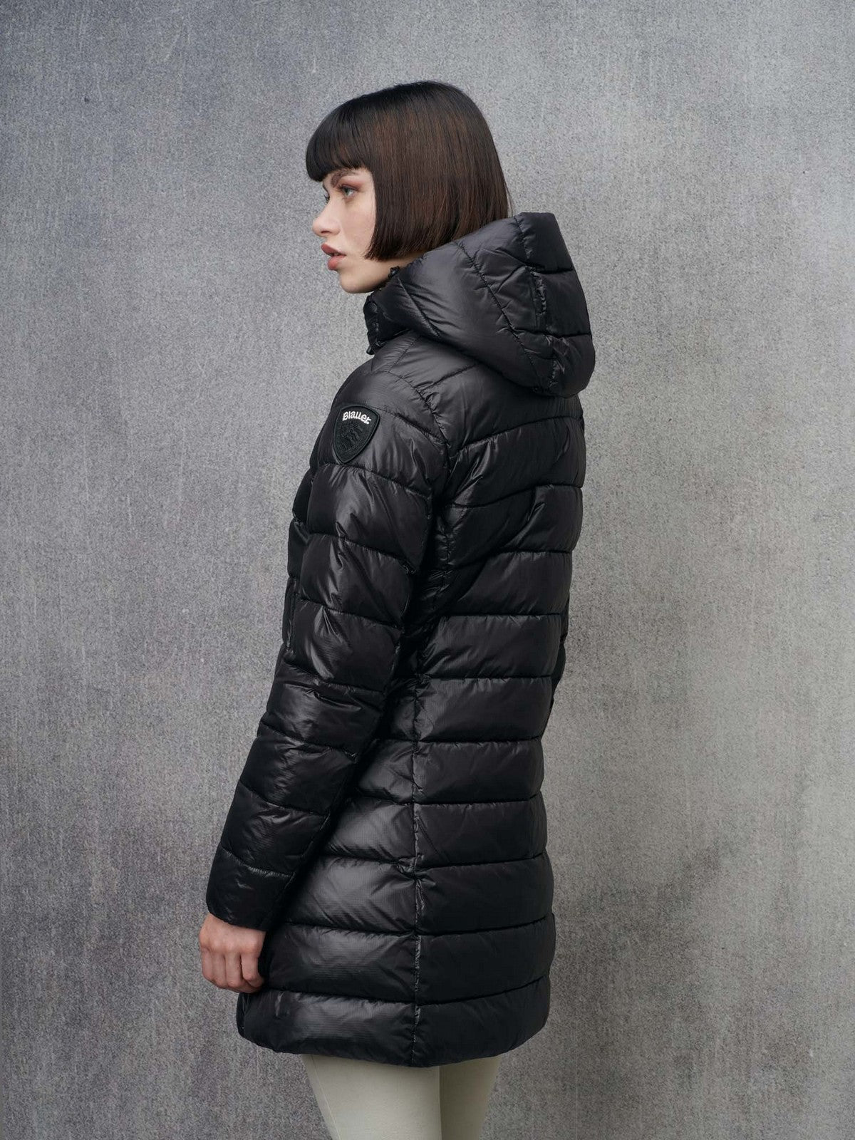 BLAUER Piumino Donna ADELAIDE 24WBLDK02042 006648 999EI Nero gioboutiqueweb