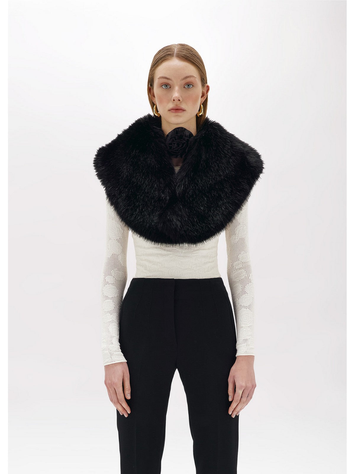 BLUGIRL Sciarpa Donna PF4017T0300 22222 Nero gioboutiqueweb