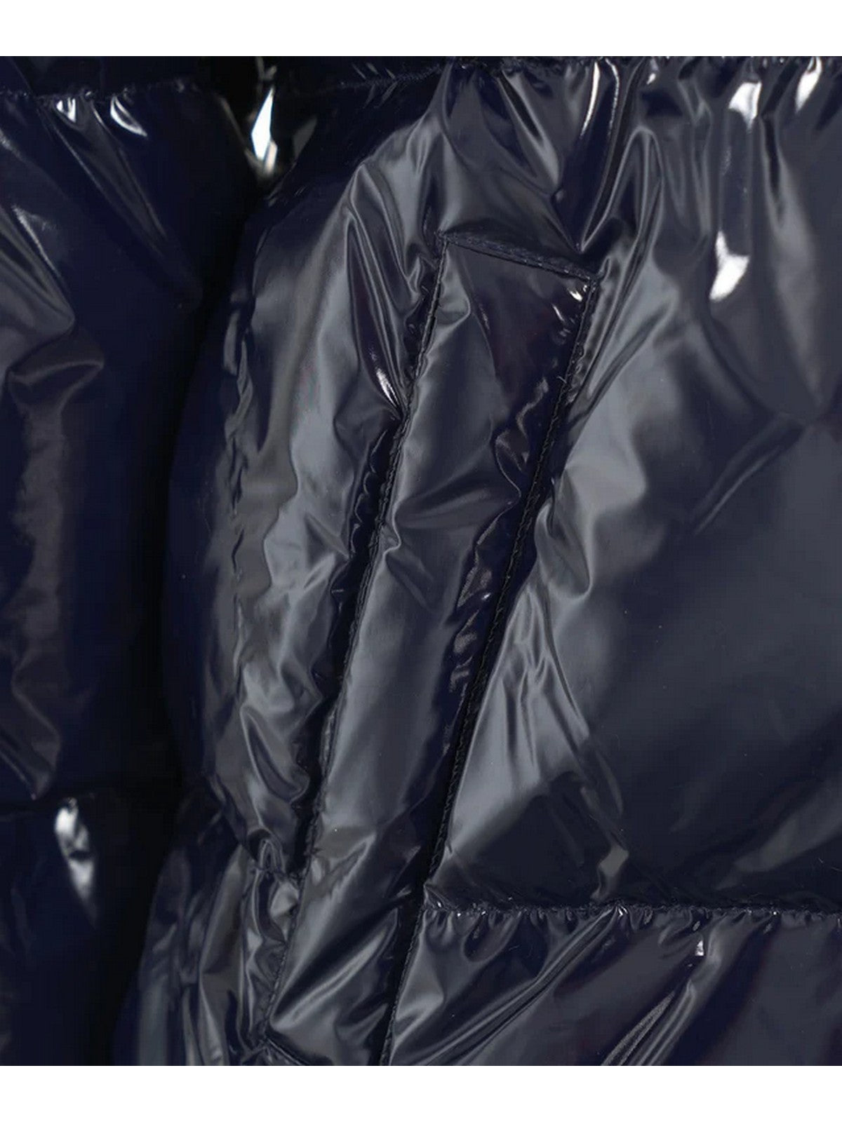 PINKO Piumino Donna Eleodoro Caban Crystal Nylon C 101597-A11K G02 Blu gioboutiqueweb