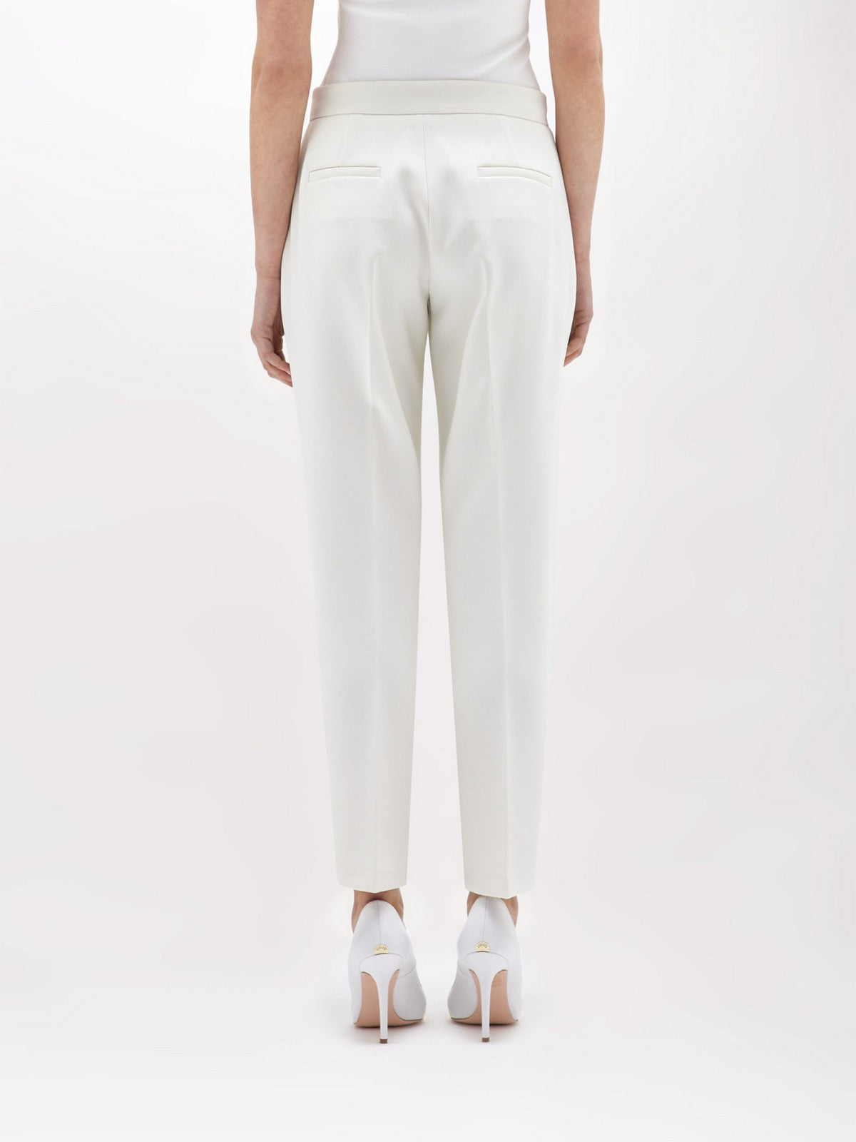 BLUGIRL Pantalone Donna RA5155T2968 10103 Bianco gioboutiqueweb