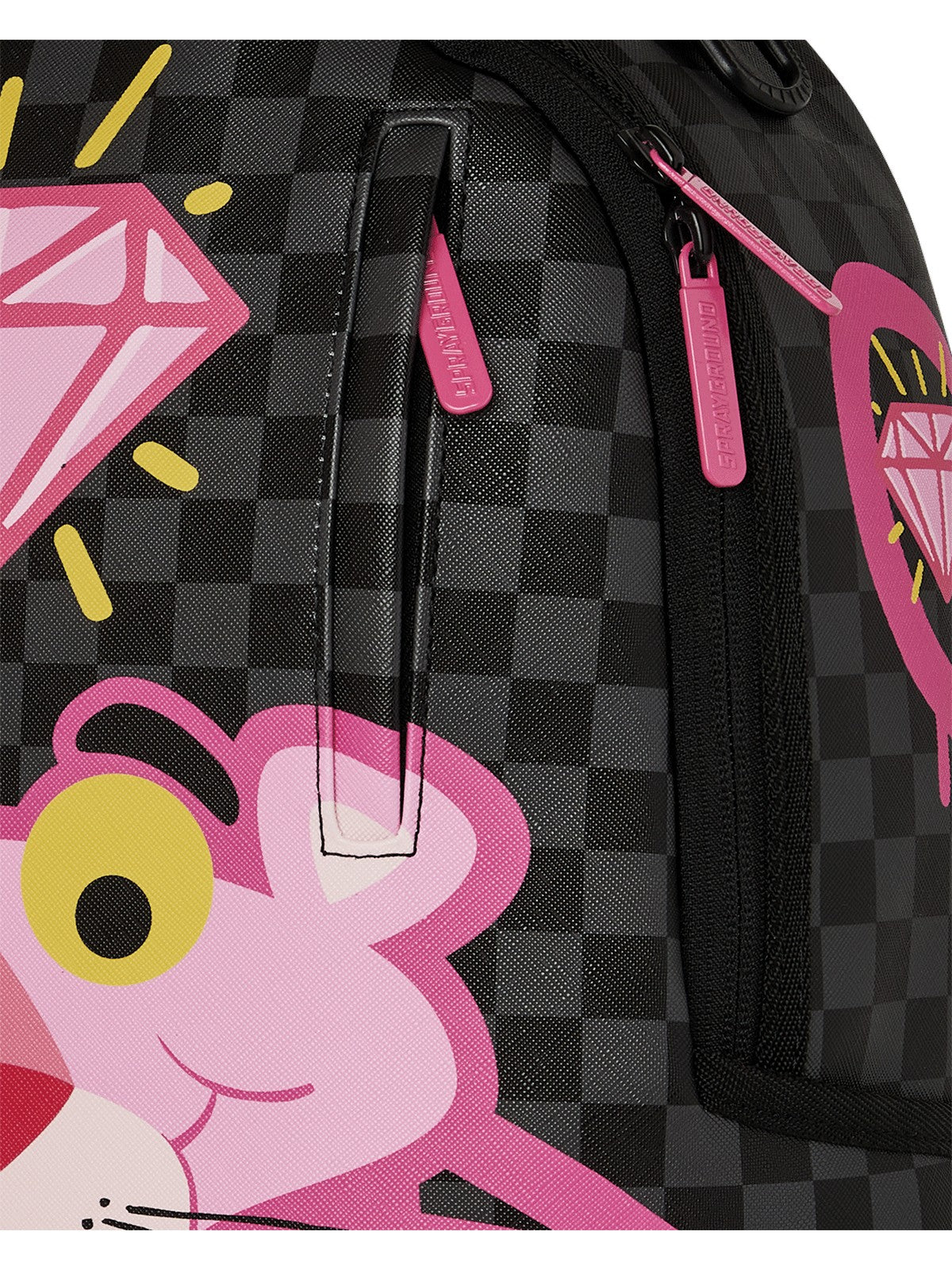 SPRAYGROUND Zaino Unisex adulto PINK PANTHER DRIPPY DIAMONDS DLXSV BACKPACK 910B8790NSZ Nero