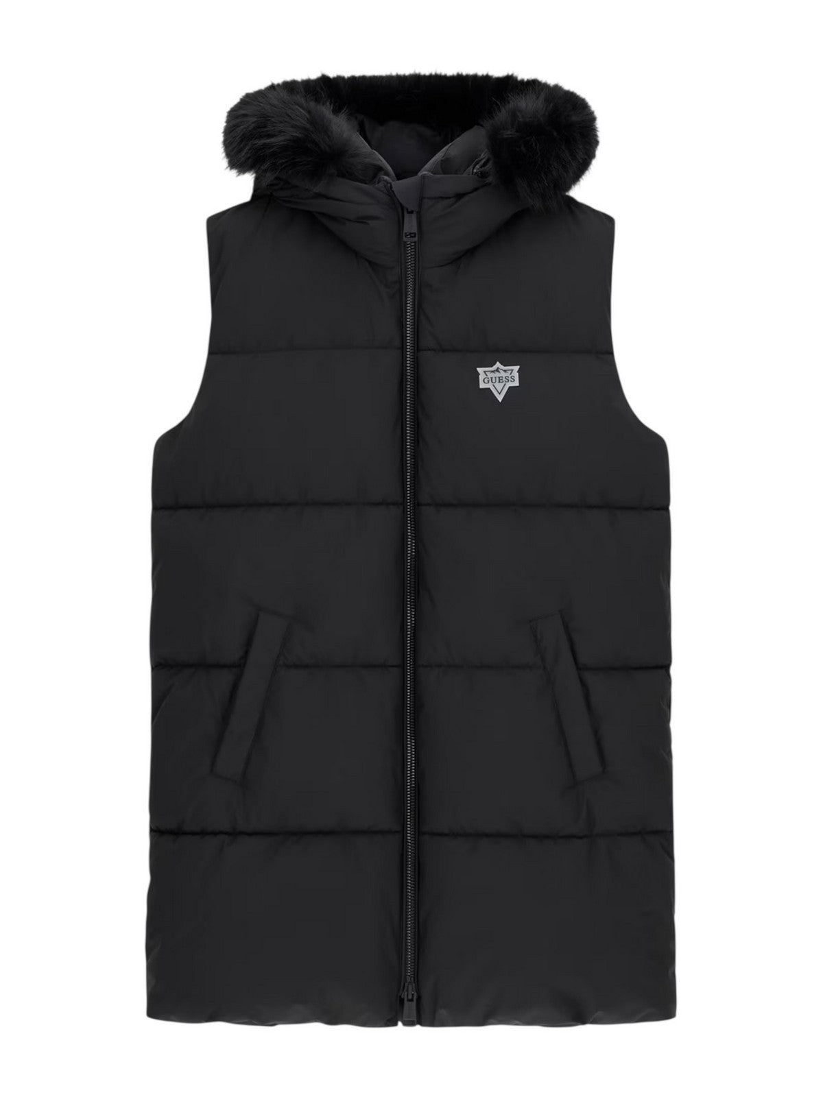 GUESS Gilet Donna KATRINA SKI HOODY VEST W5BL81 W3282 JBLK Jet Black A996