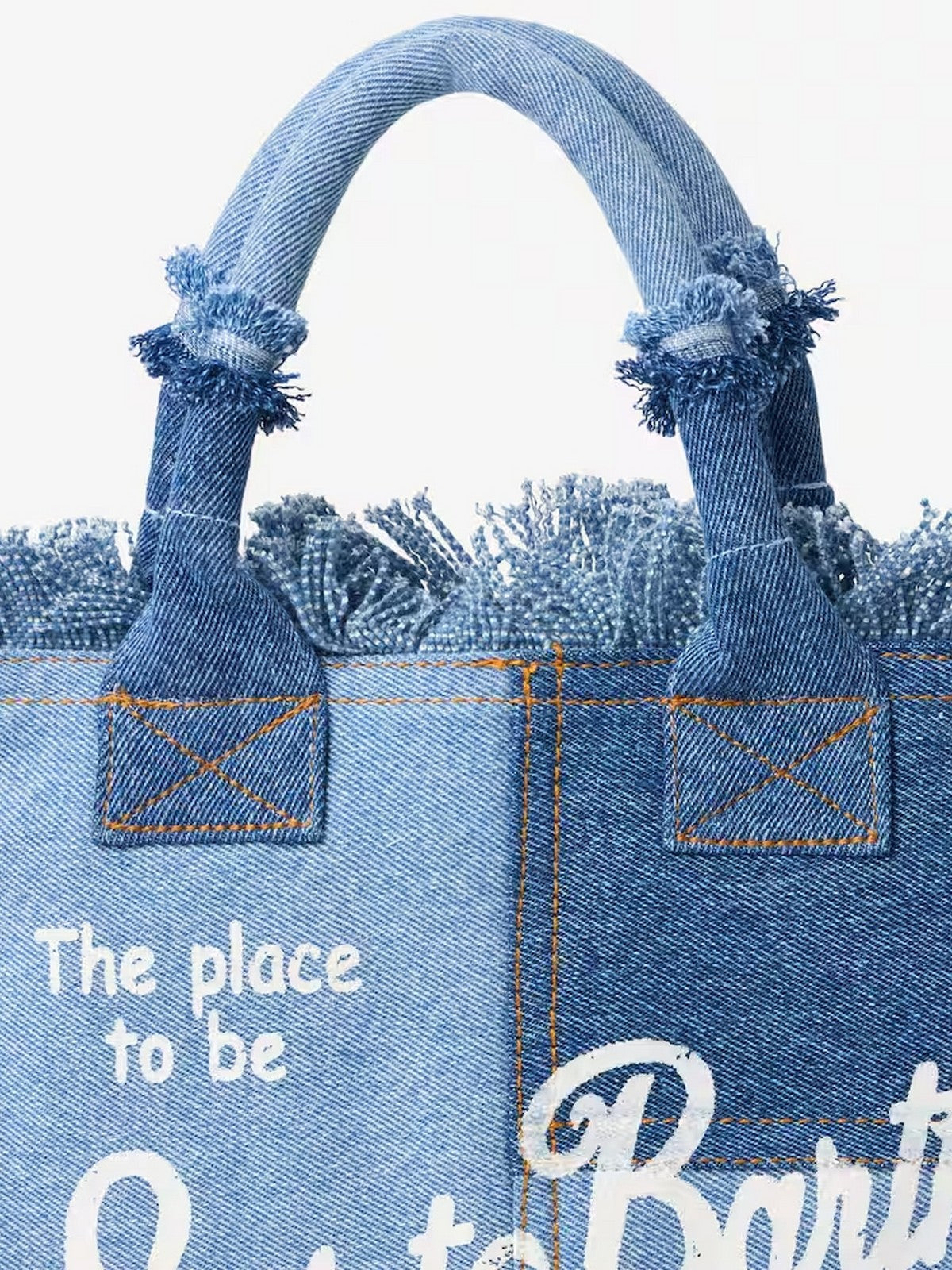 MC2 SAINT BARTH Borsa Donna COLETTE 04132H DENIM PATCHWORK gioboutiqueweb