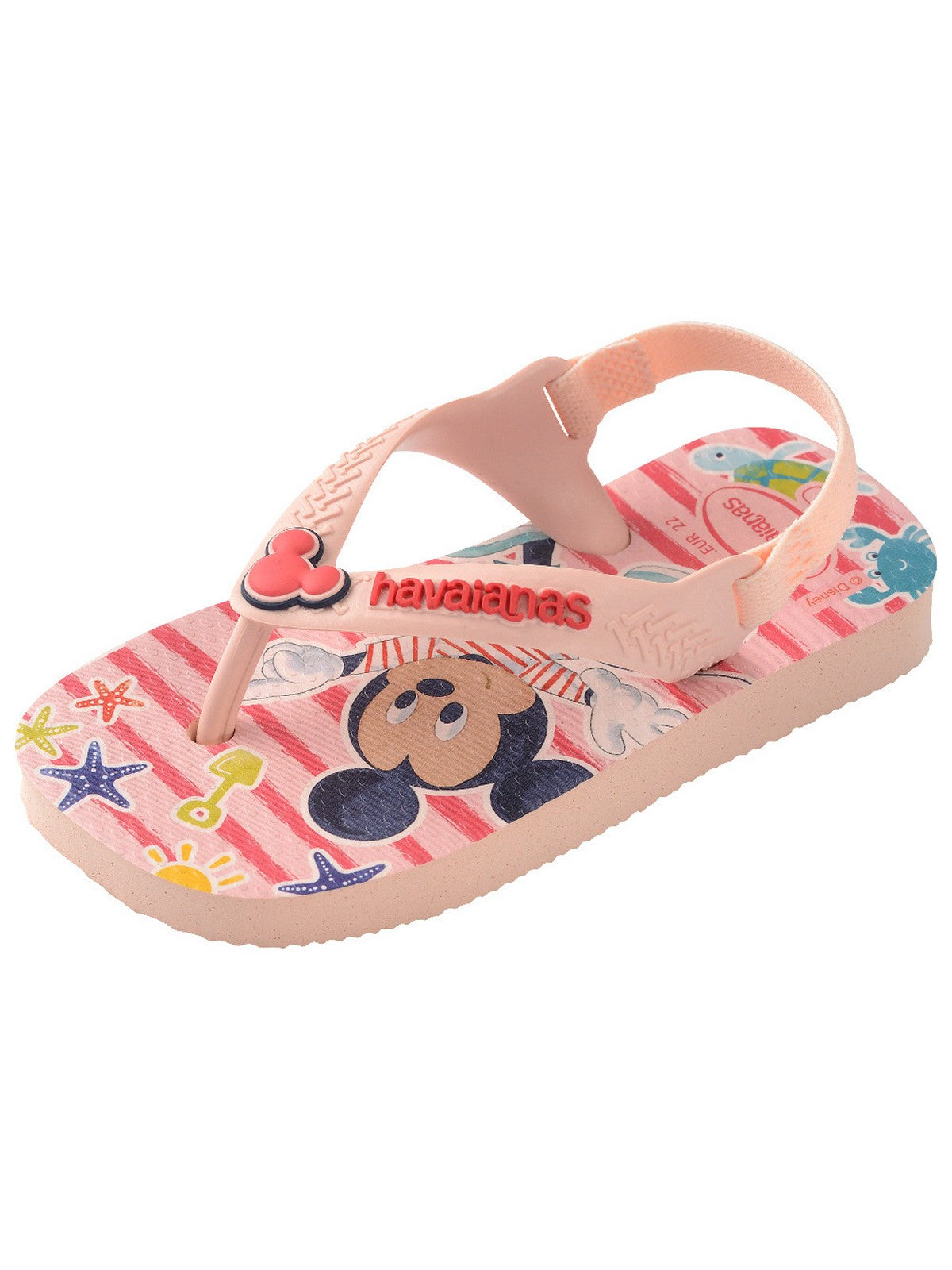 HAVAIANAS Infradito Bambine e ragazze Hav. Baby disney classic II 4137007.9994 PINK/RED gioboutiqueweb