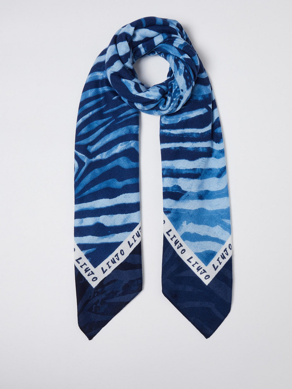 LIU JO SOFT Foulard Donna 2F4095T0300 90013 Blu gioboutiqueweb