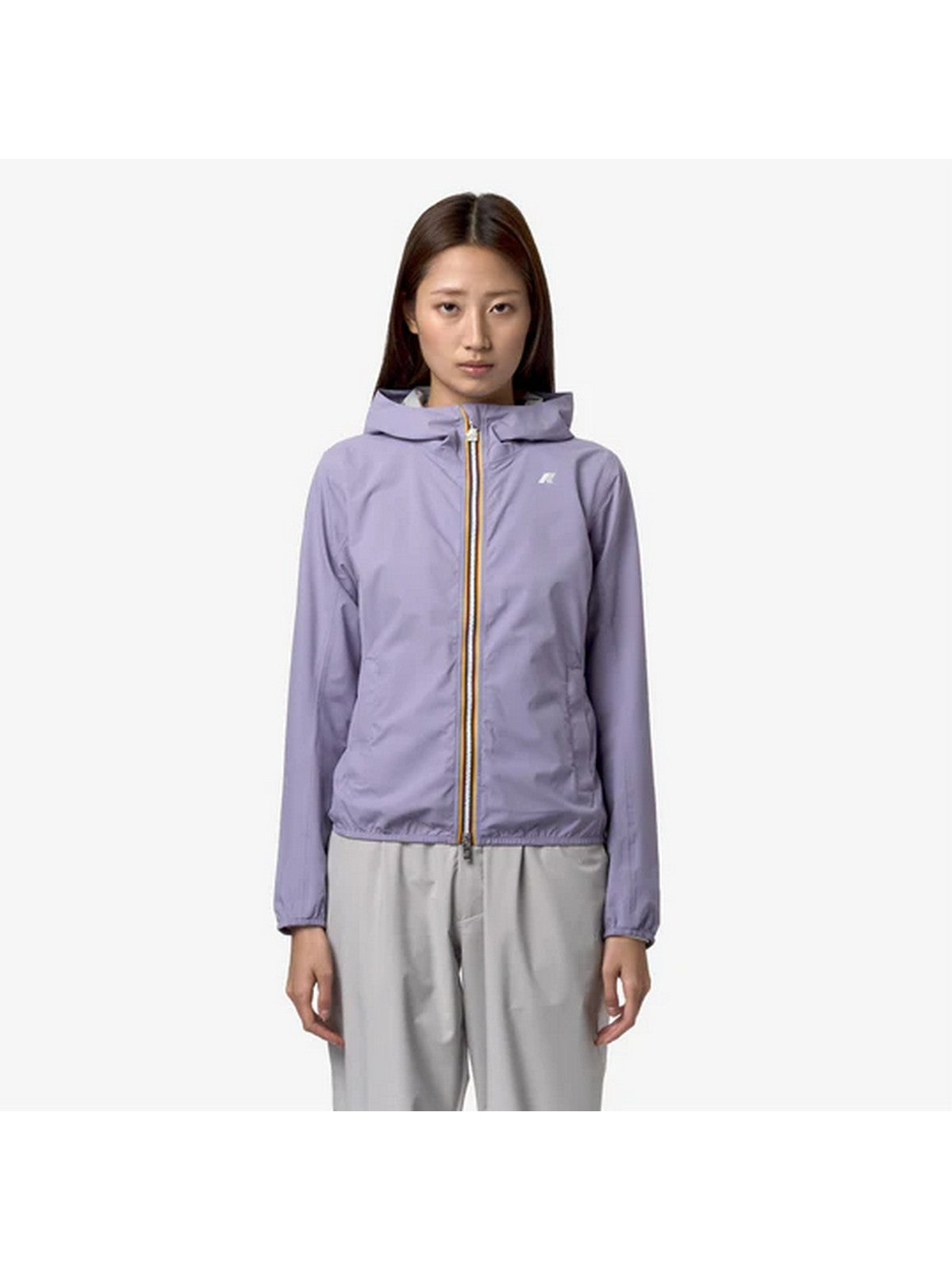 K-WAY Giubbino Donna Lily Eco Stretch Dot K5127LW 721 Viola gioboutiqueweb