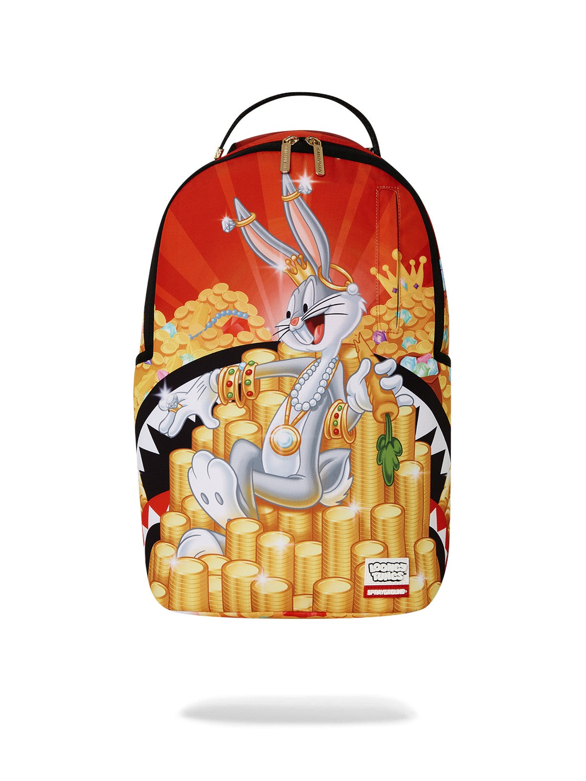 SPRAYGROUND Zaino Uomo LOONEY TUNES RICH KING BUGS DLXR BACKPACK 910B7322NSZ GIALLO