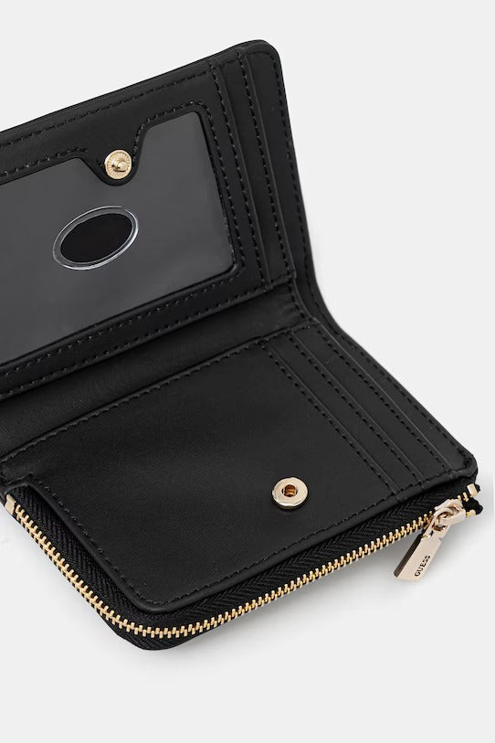 GUESS Portafoglio Donna TALENT SLG ZIP ARND CARD CASE SWNG96 69156 BLA BLACK