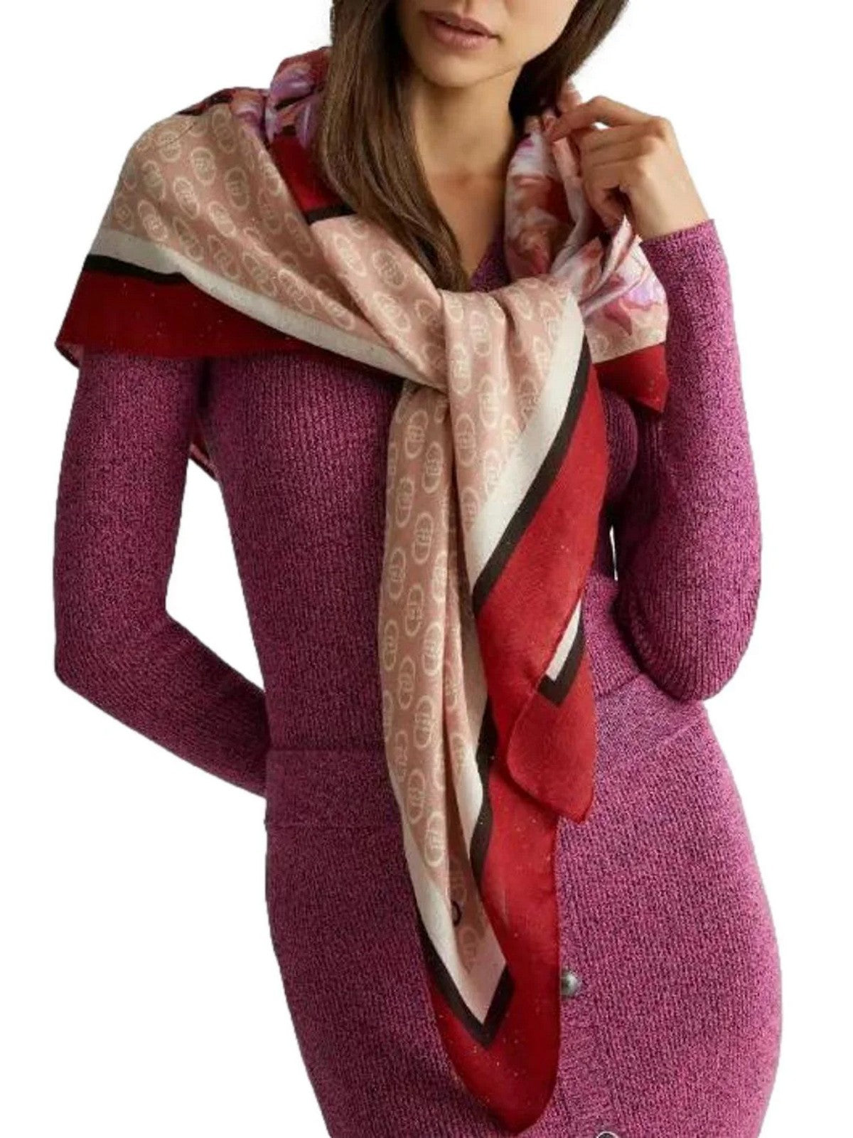 LIU JO SOFT Foulard Donna 2F4098T0300 91555 Beige gioboutiqueweb