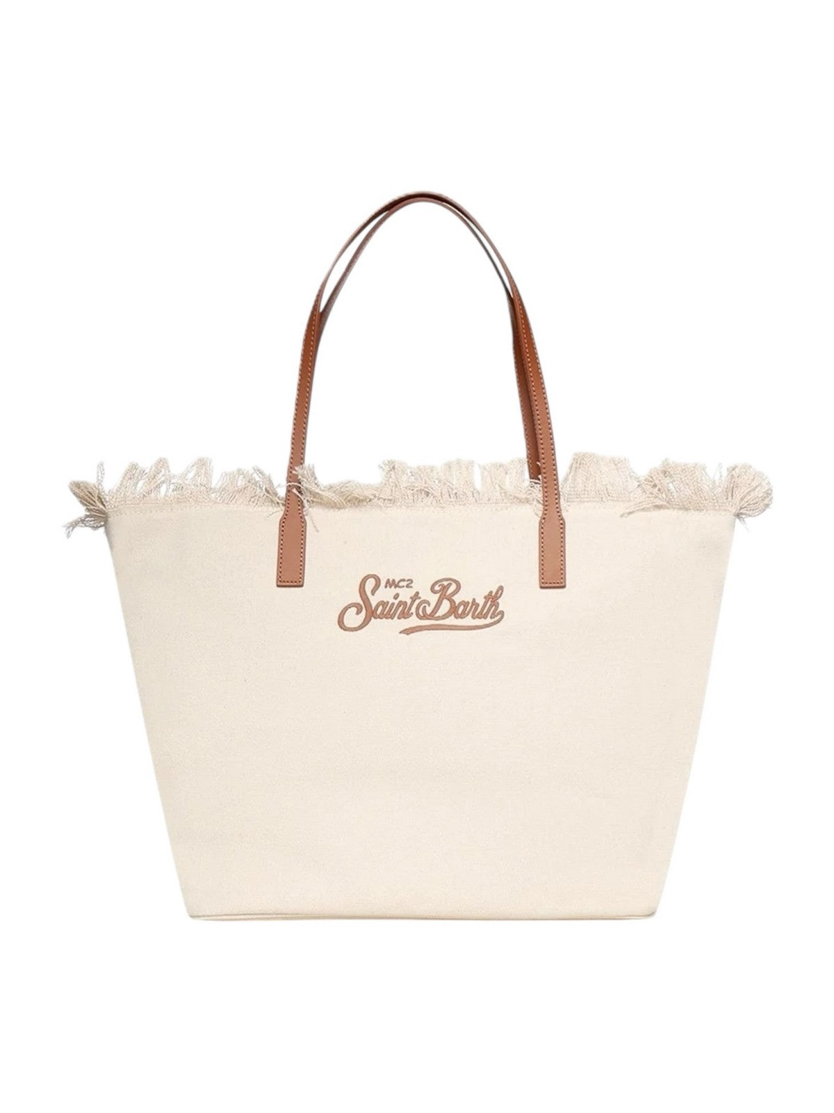 MC2 SAINT BARTH Borsa Donna CITY BAG FRINGE 00302L CANVAS 1018 EMB