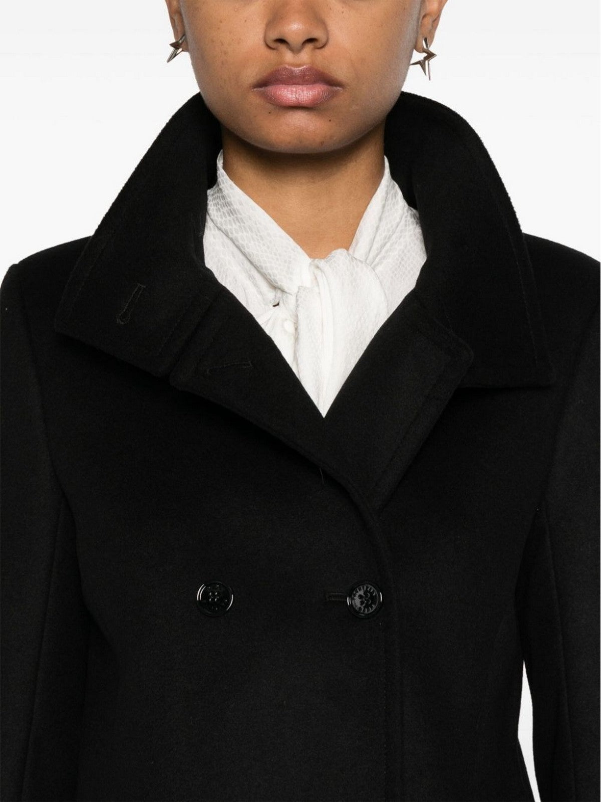 PATRIZIA PEPE Cappotto Donna 2O0168 A171 K103 Nero gioboutiqueweb