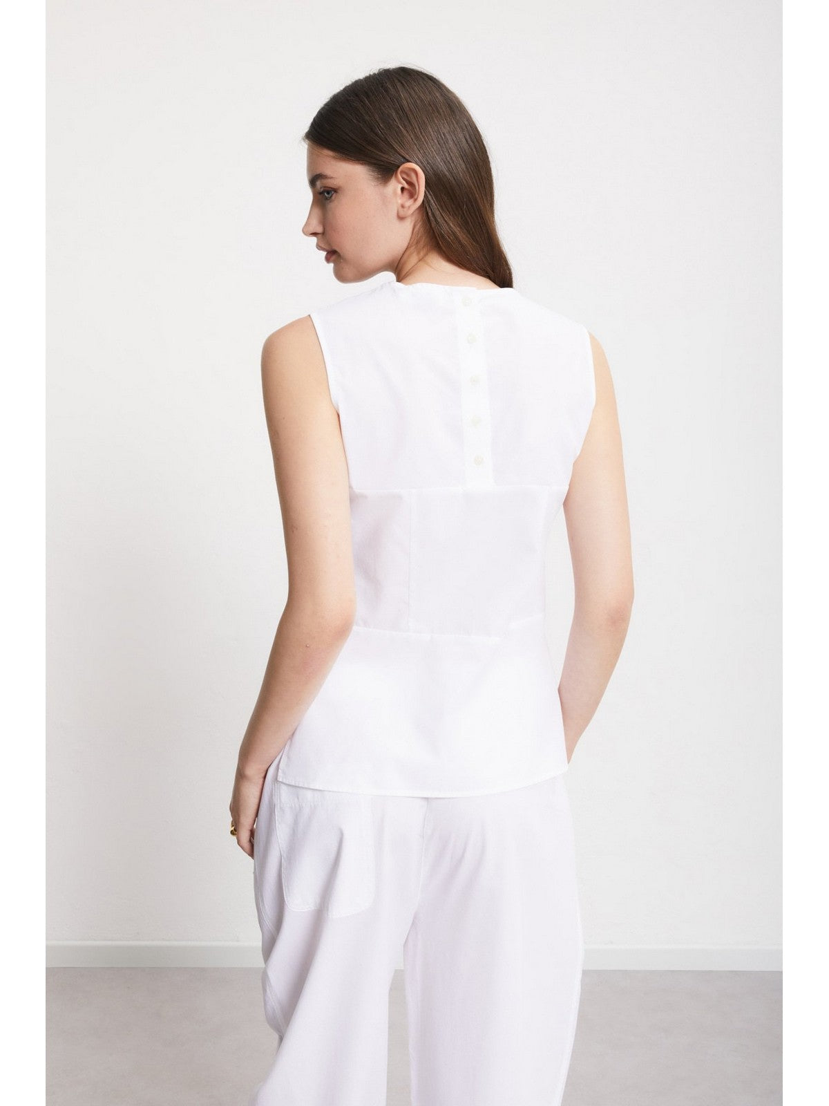 OTTOD'AME Top Donna DT9180 1948 Bianco gioboutiqueweb