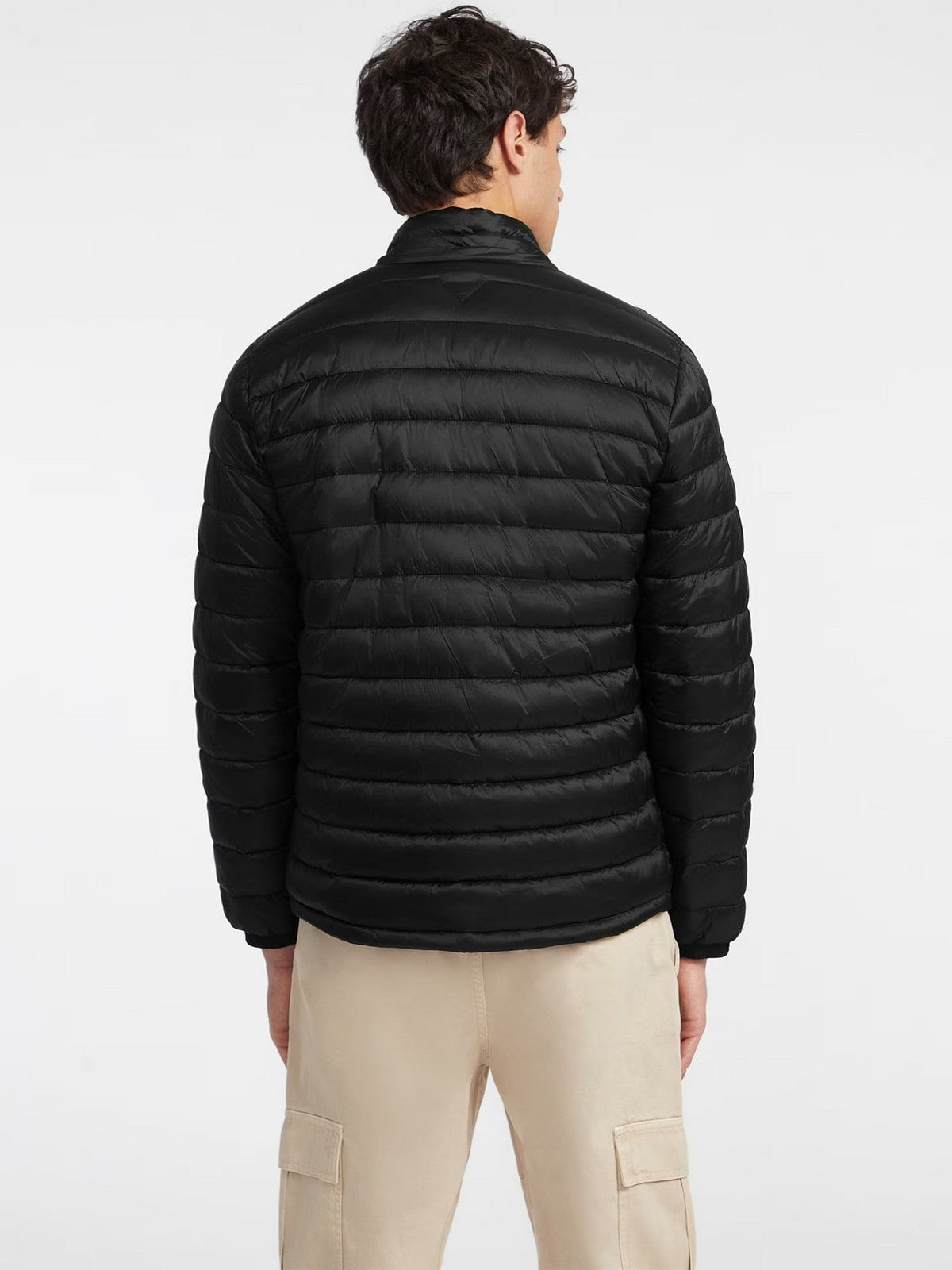 GUESS Piumino Uomo GJ HOODED PUFFER M4YL99 WG922 JBLK Nero gioboutiqueweb