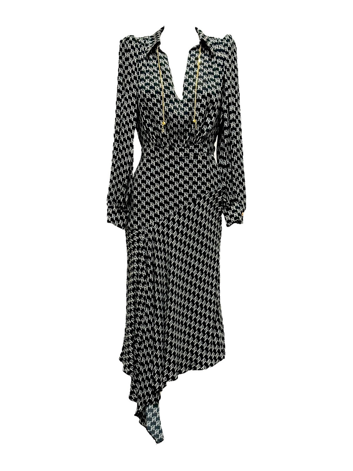 ELISABETTA FRANCHI ABS5341E2 685 Black Women's Dress