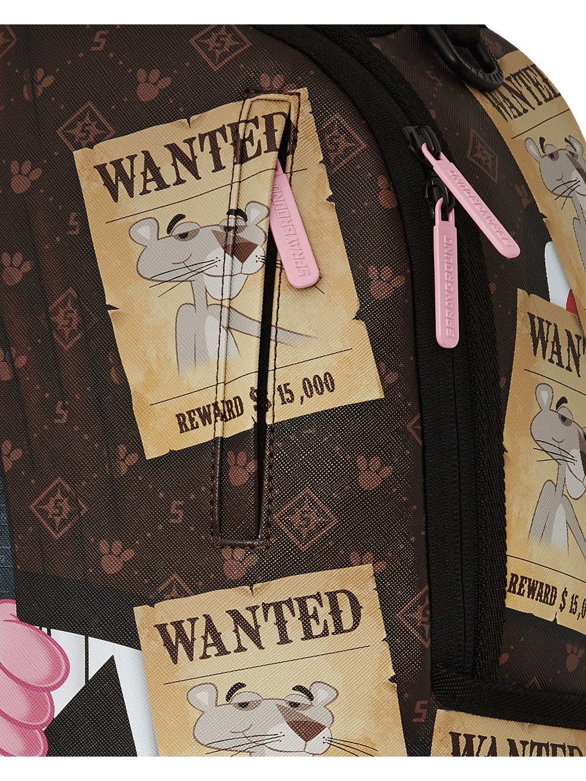 SPRAYGROUND Zaino Uomo PINK PANTHER BURGLAR ESCAPE DLXV BACKPACK 910B7773NSZ Nero gioboutiqueweb