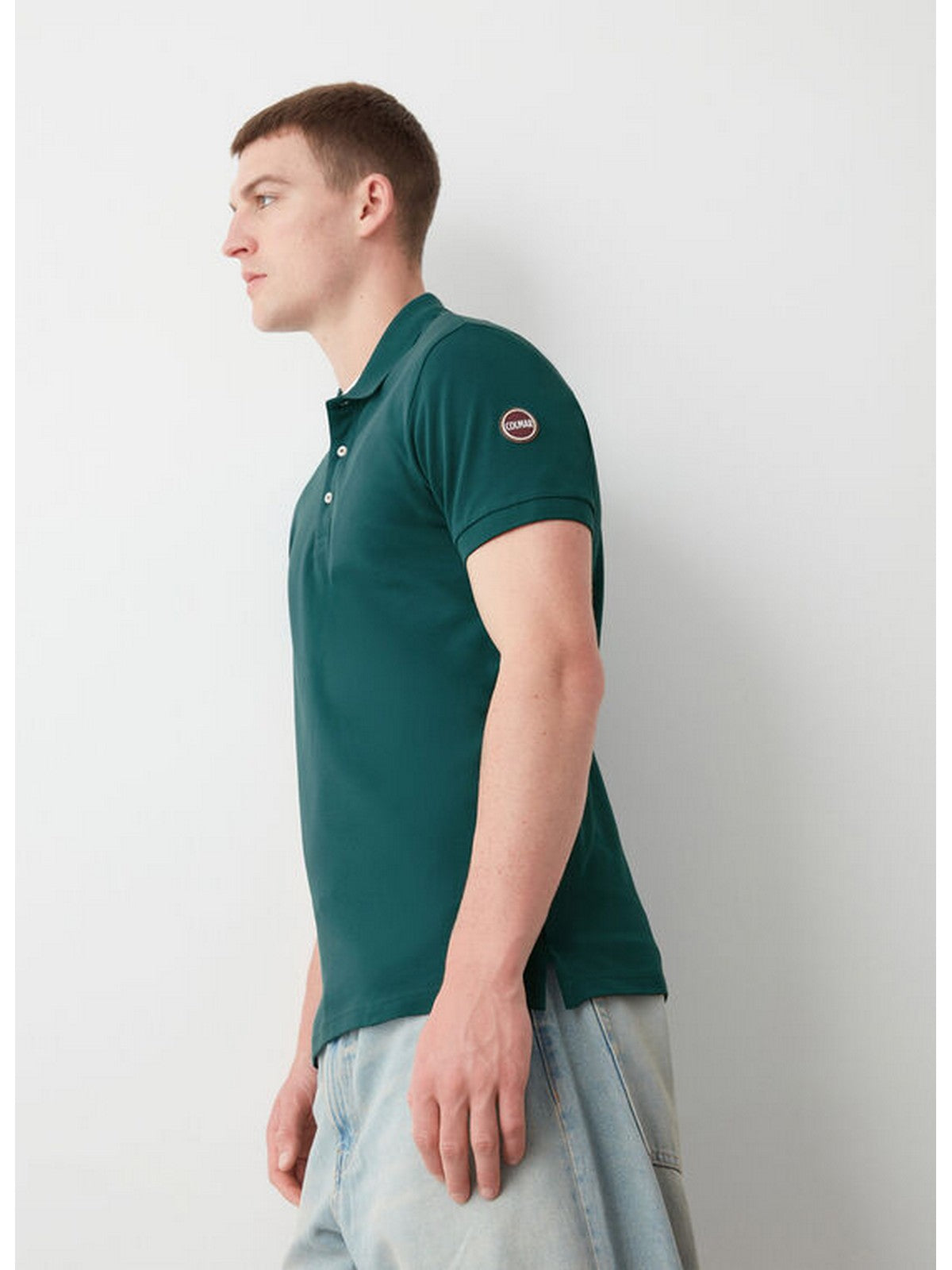COLMAR Polo Uomo 7646 4SH 713 VERDE ROULETTE gioboutiqueweb