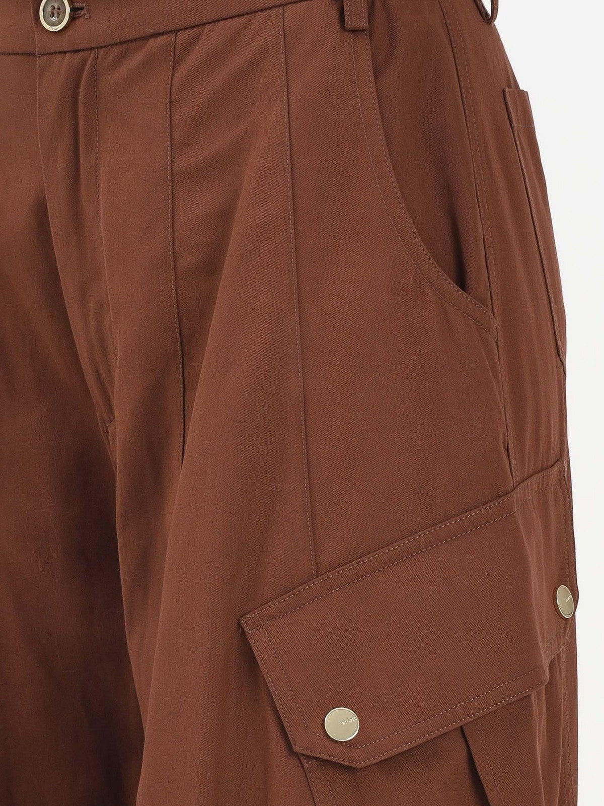 PINKO Pantalone Donna ROSALIN PANTALONE 106278-A2ER L78 MARRONE TERRA X PIANTE