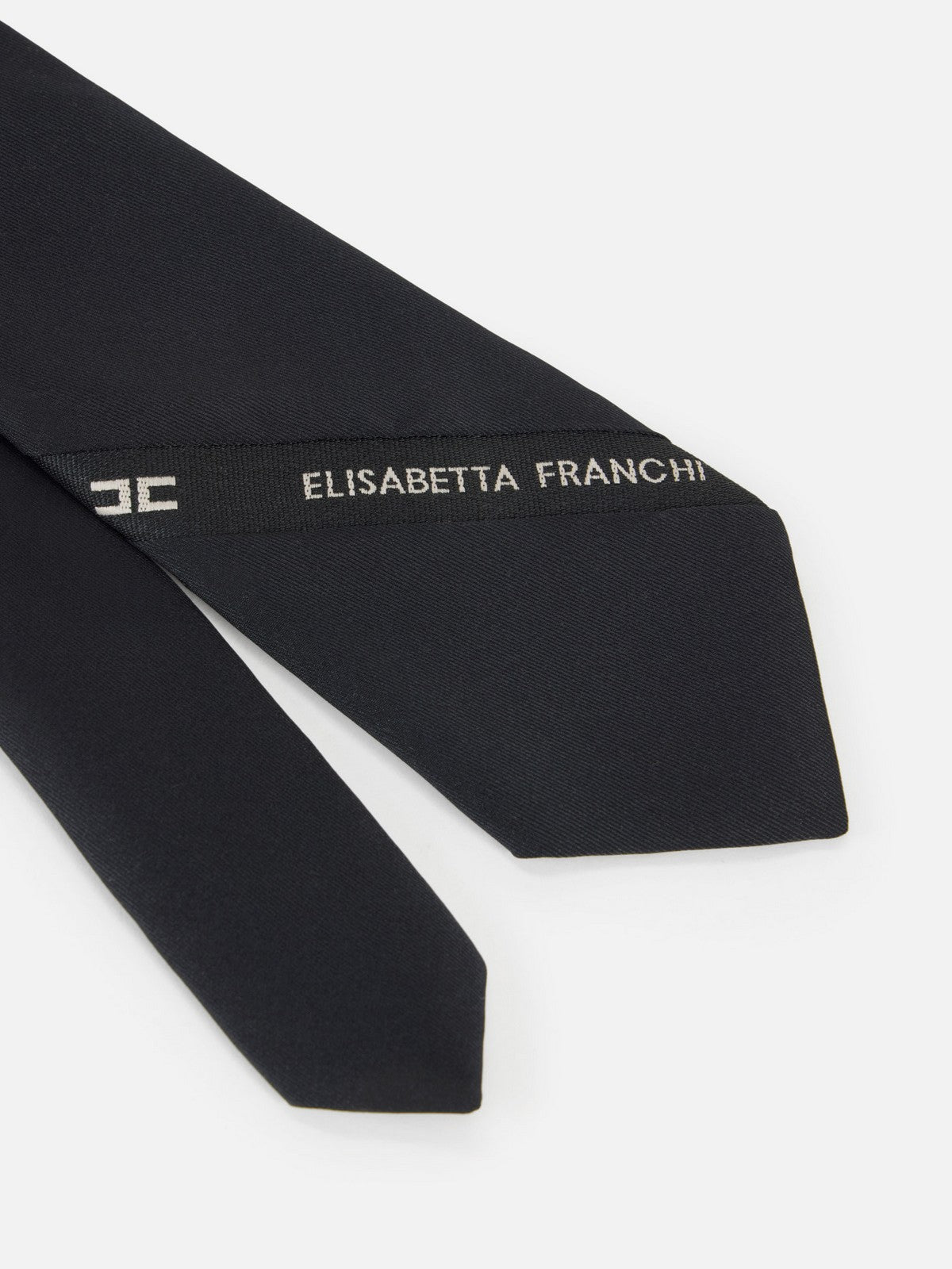 ELISABETTA FRANCHI Cravatta Donna CR12L57E2 110 Nero gioboutiqueweb