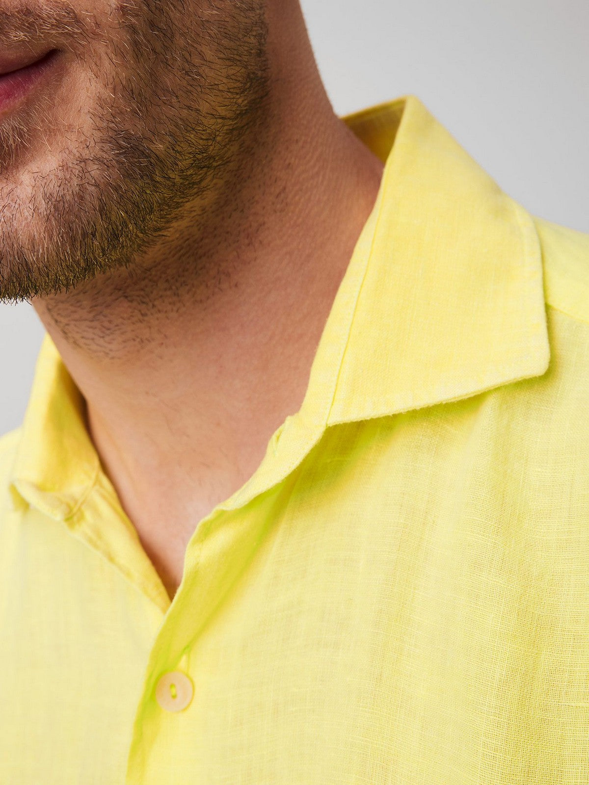Mc2 Saint Barth Men's Shirt Pamplona 01574F Yellow