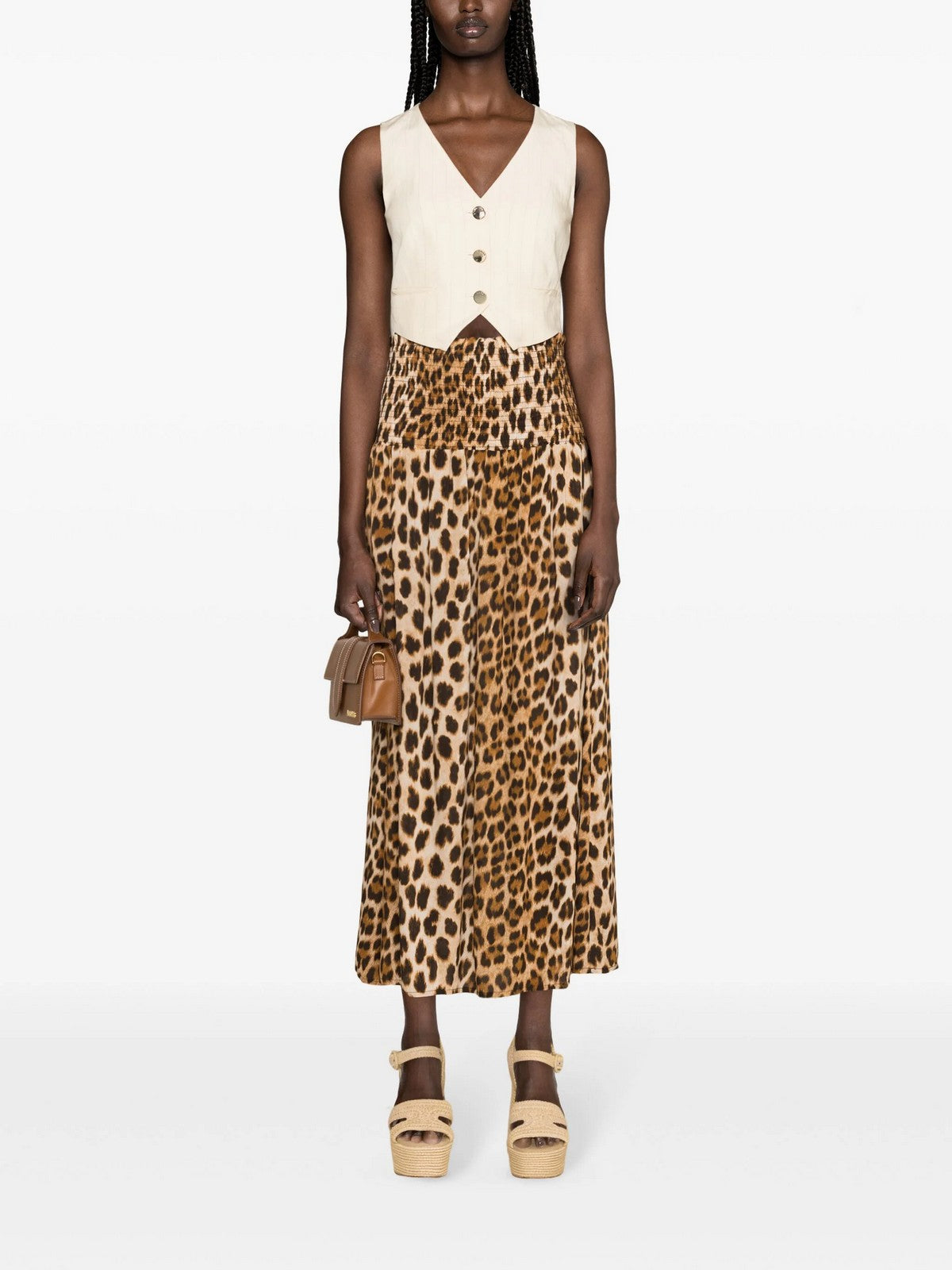 LIU JO BEACHWEAR Gonna Donna VA4225T3826 N9163 Beige gioboutiqueweb