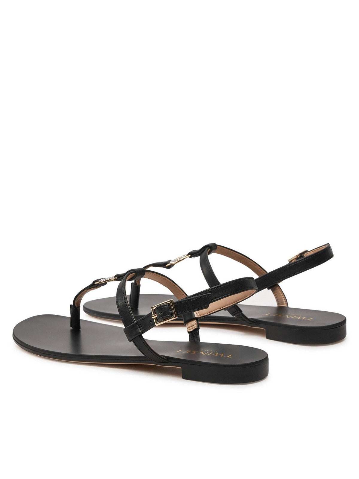 Twinset Sandalo Donna 241TCT100 00006 Black