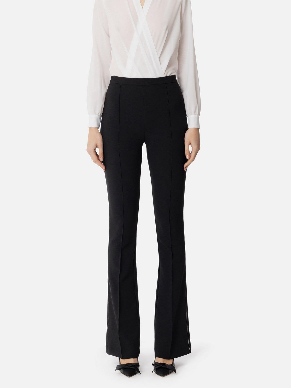 ELISABETTA FRANCHI Pantalone Donna PA08451E2-685 Nero gioboutiqueweb