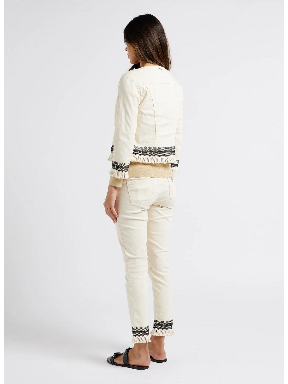 Liu Jo White Jacket femme ma4297t4033 n9356 beige