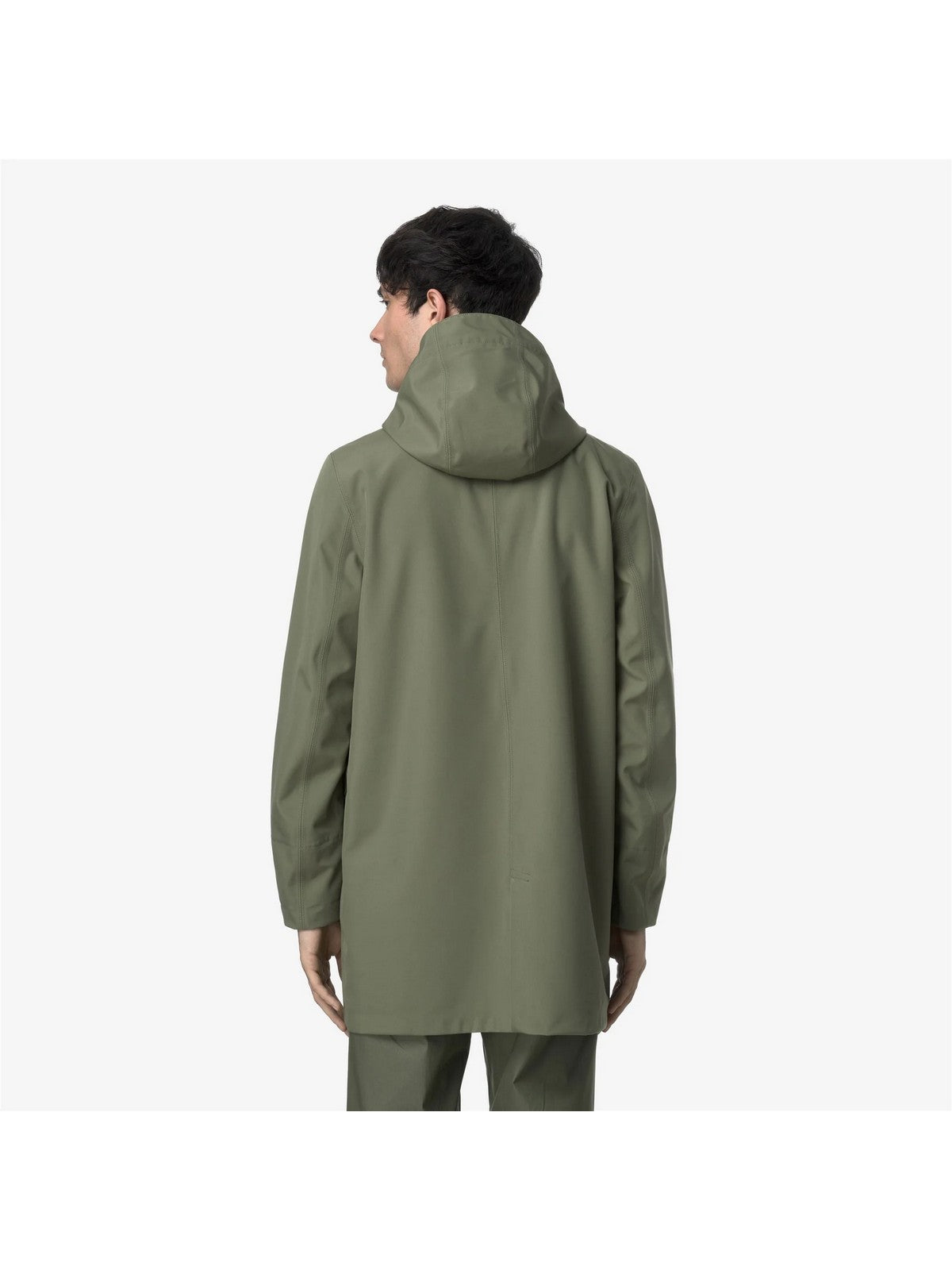 K-WAY Giubbino Uomo Tommy bonded jersey K5126SW V15 Green Lichen