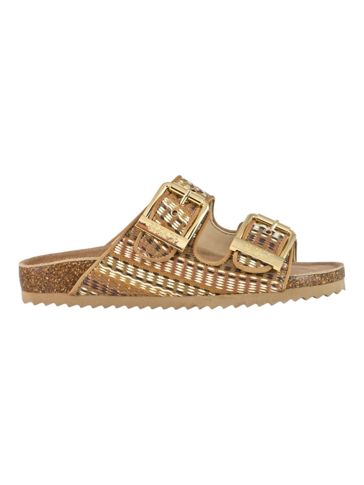 COLORS OF CALIFORNIA Sandalo Donna two buckle sandal in rafia HC.BIO500 NAT NATURAL gioboutiqueweb
