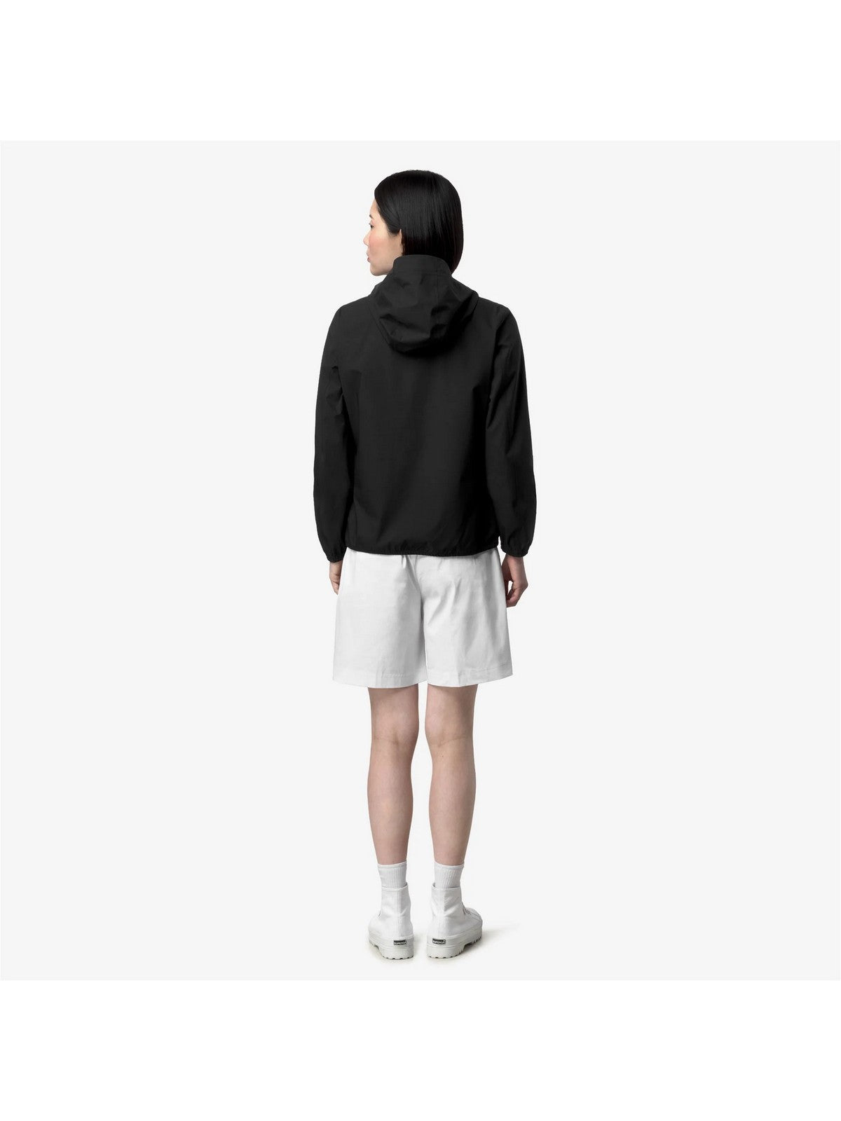 K-WAY Giubbino Donna LIL 2.0 STRETCH DOT K21346W USY BLACK PURE