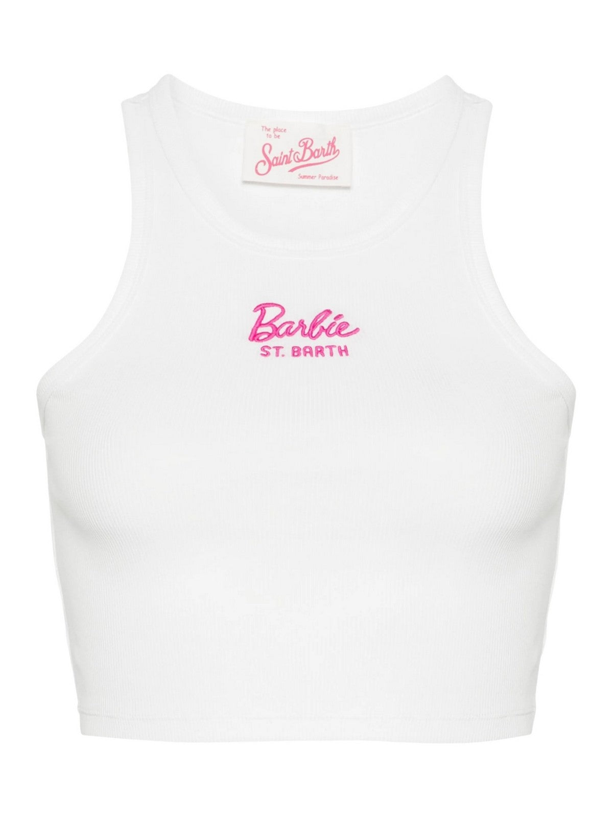 MC2 SAINT BARTH Canotta Donna BLUE 05551F Bianco gioboutiqueweb