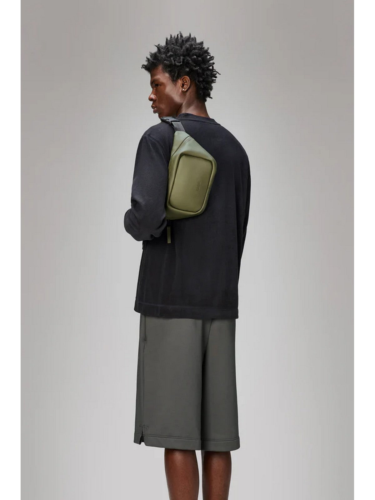 RAINS Marsupio Unisex adulto Bum Bag Mini W3 14730 105 Revel Verde gioboutiqueweb