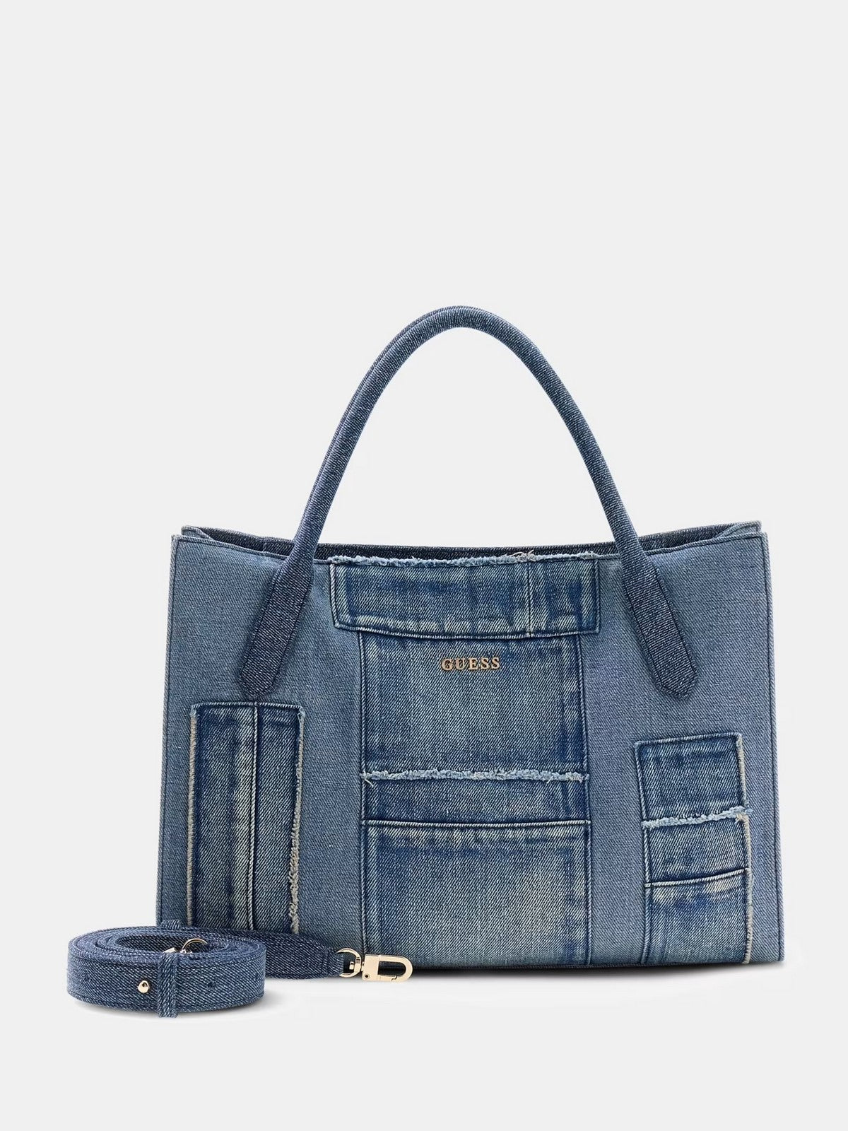 GUESS Borsa Donna JODI TOTE HWDM97 69220 DMU DENIM MULTI