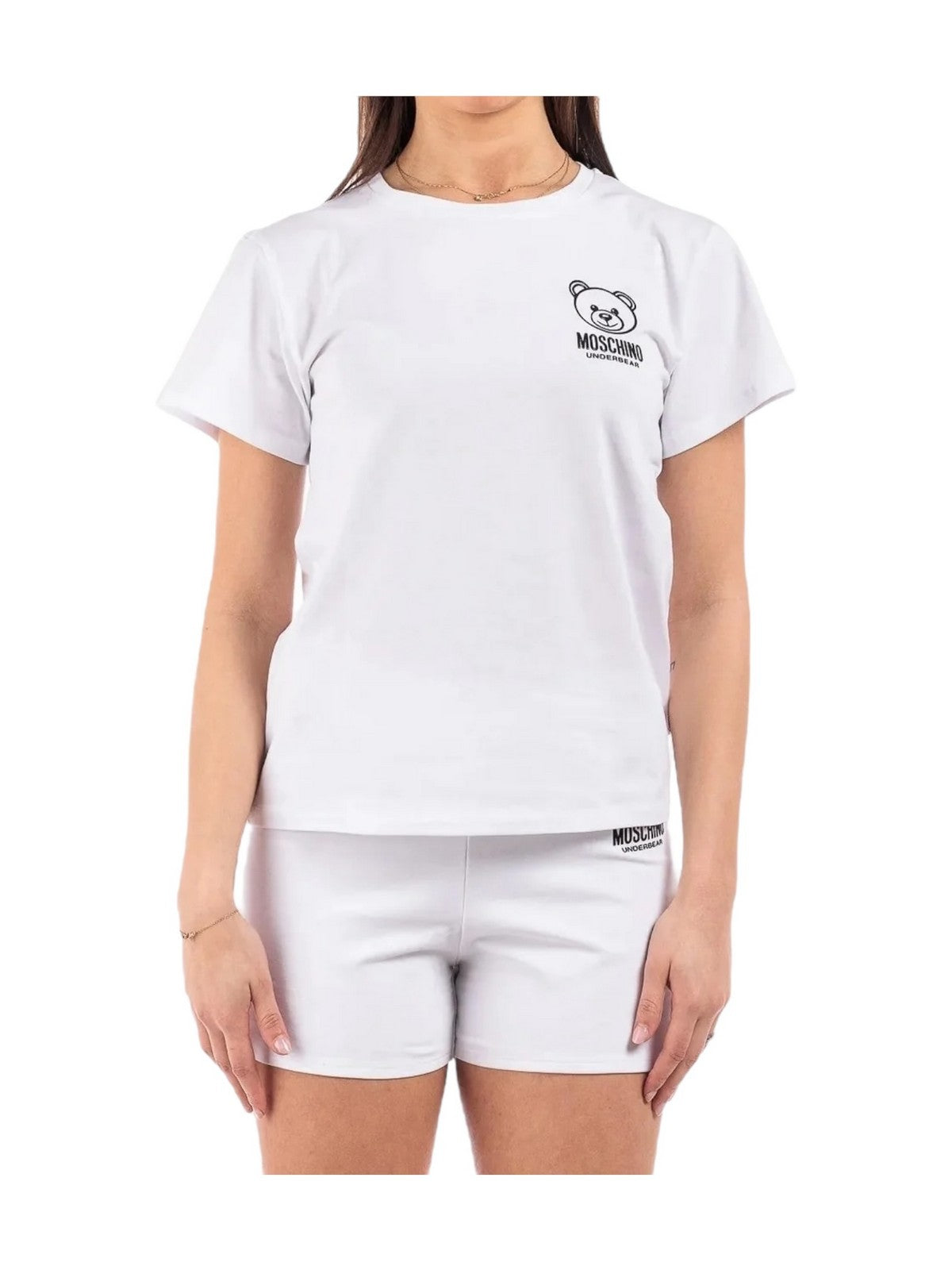 MOSCHINO UNDERWEAR T-Shirt e Polo Donna 241V6A0703 4406 1 Bianco gioboutiqueweb