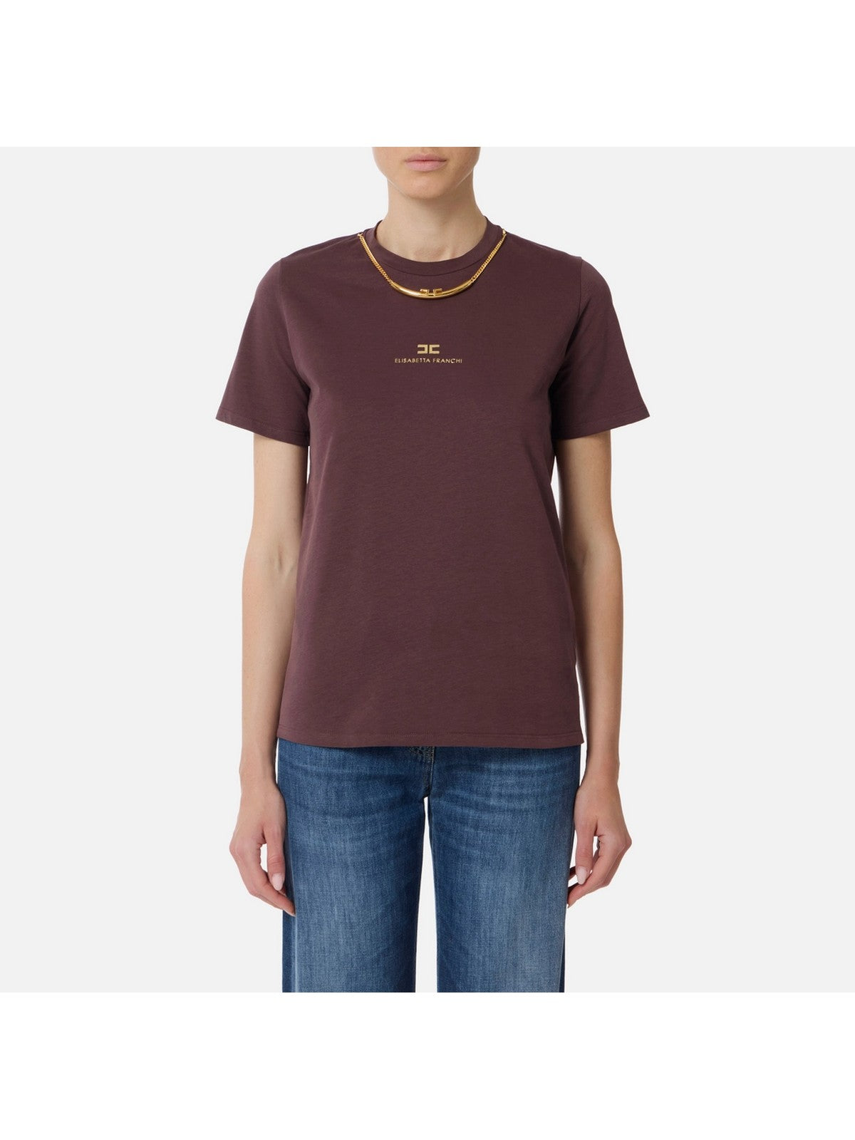 ELISABETTA FRANCHI T-shirt Donna MA02856E2 EA4 MERLOT