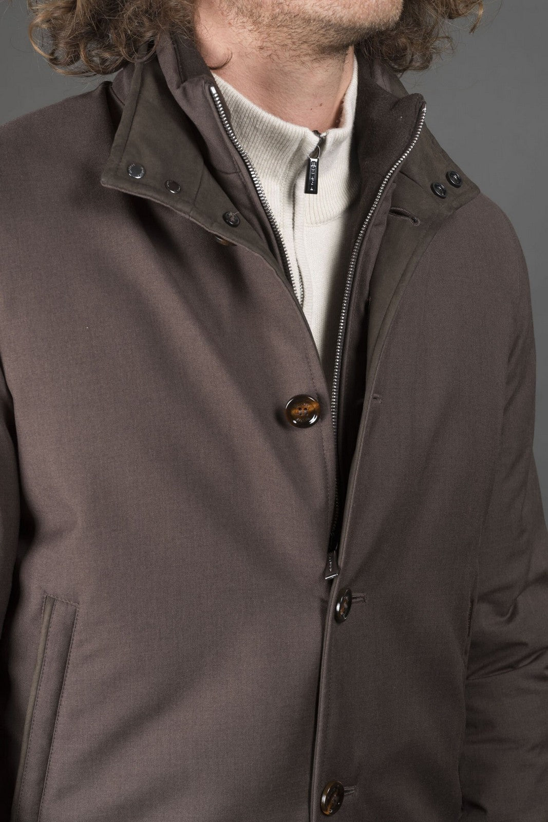 MOORER Piumino Uomo JANOS-PUM MOUBO100246 TEPA184 GLASSE'