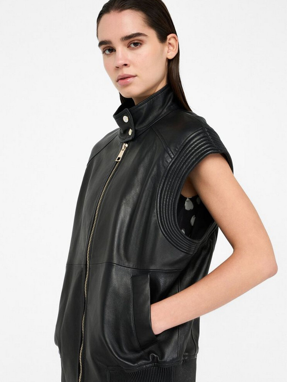 LIU JO BLACK Gilet Donna CF5163P0379 22222 Nero