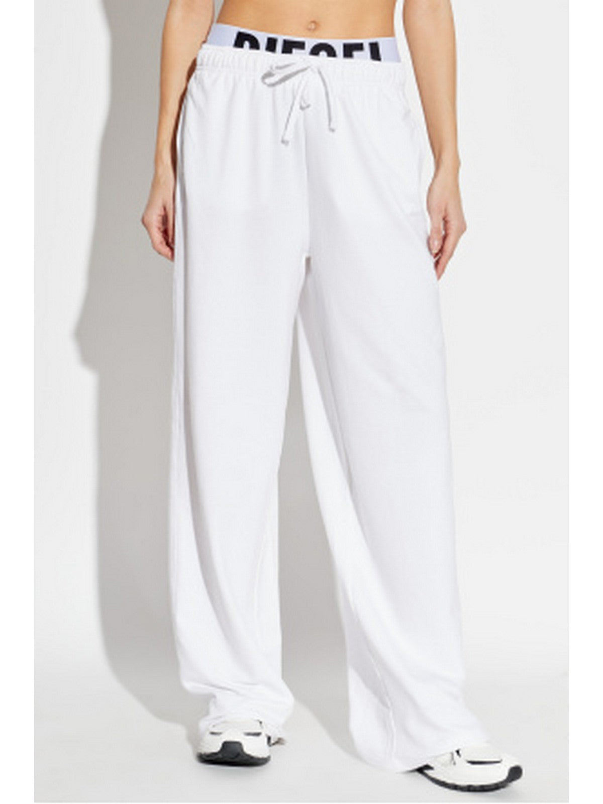 DIESEL Pantalone Donna LESLIE-D-POP PANTALONI A20876 0IKBJ 100 100 - WHITE