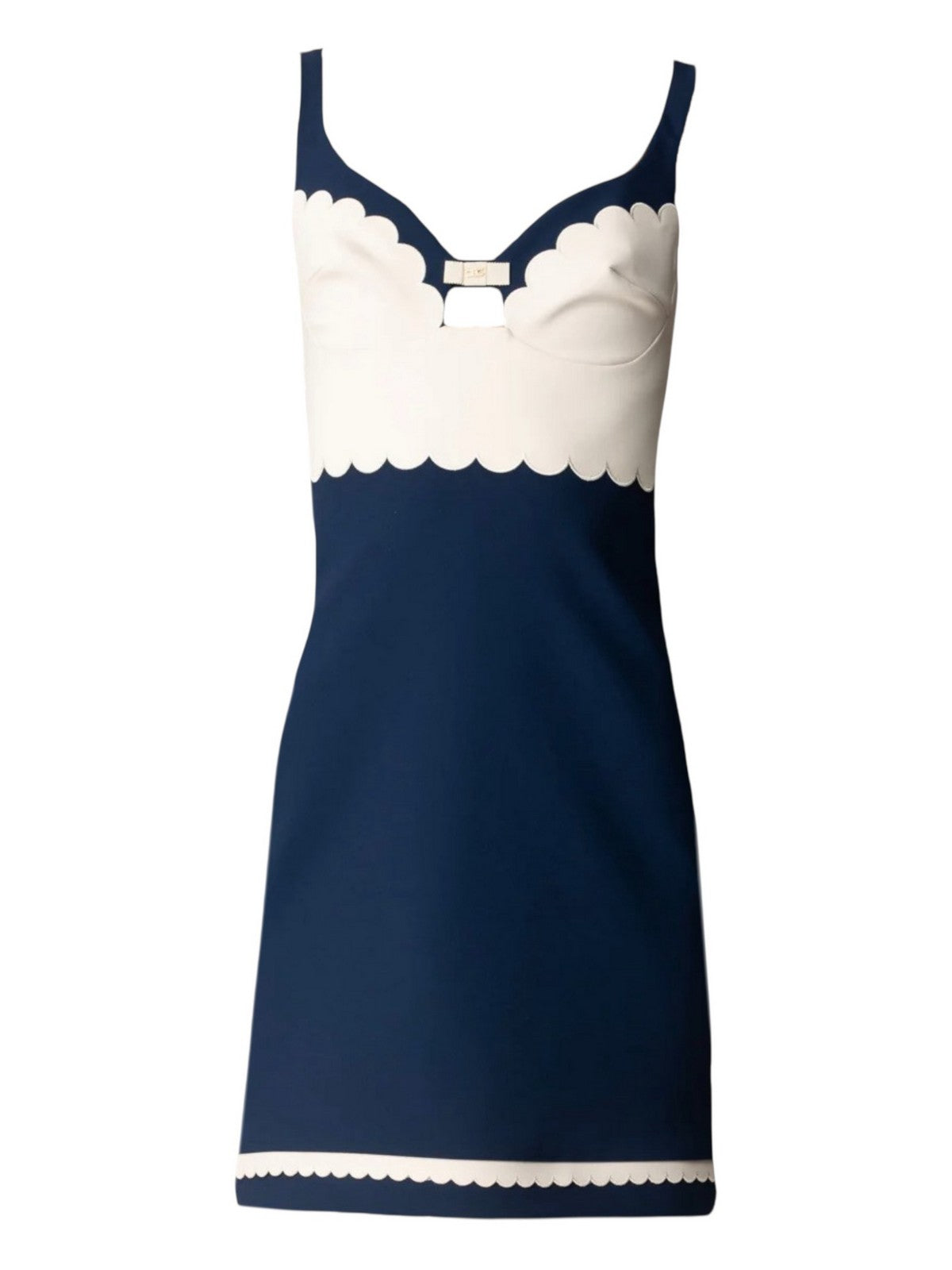 ELISABETTA FRANCHI Abito Donna AB70352E2-DN9 OLTREMARE/BURRO gioboutiqueweb