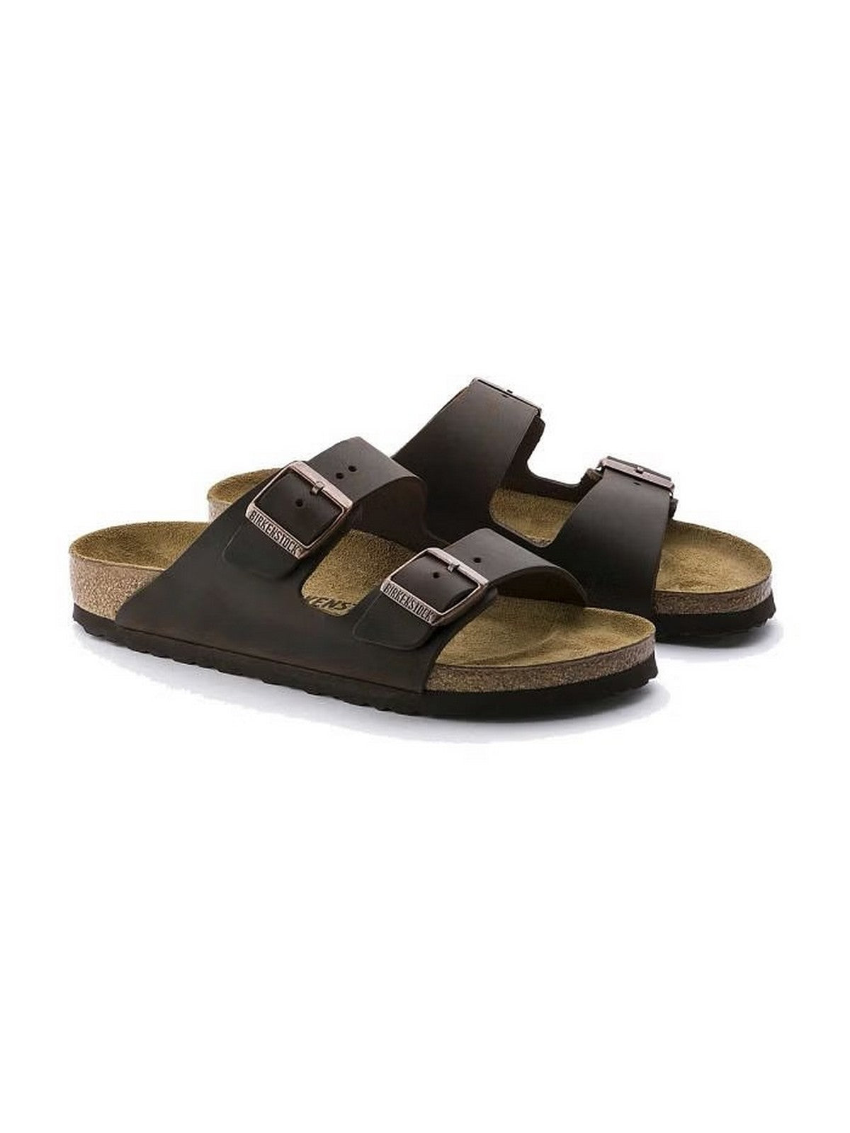 BIRKENSTOCK Sandalo Unisex adulto Arizona habana, Oiled Leather 052533 Marrone gioboutiqueweb