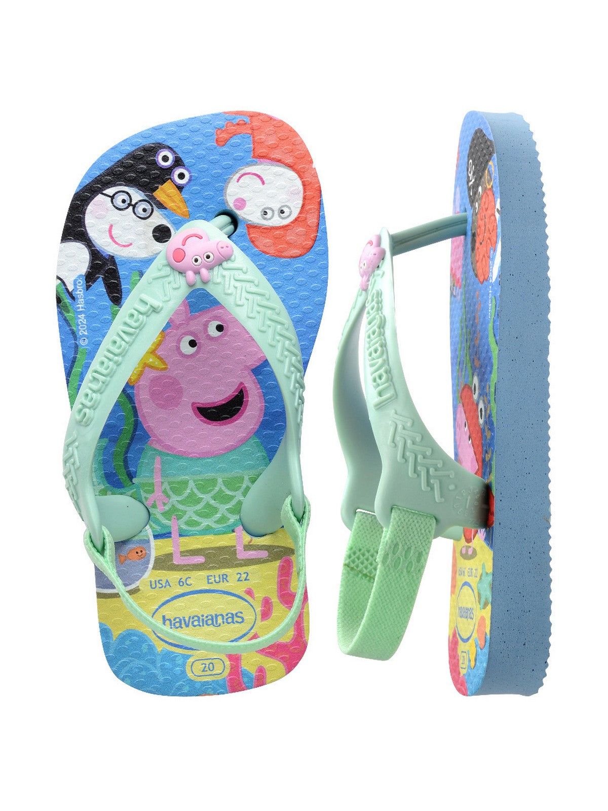 HAVAIANAS Infradito Bambine e ragazze Hav. baby peppa pig 4145980.1056 Blu gioboutiqueweb