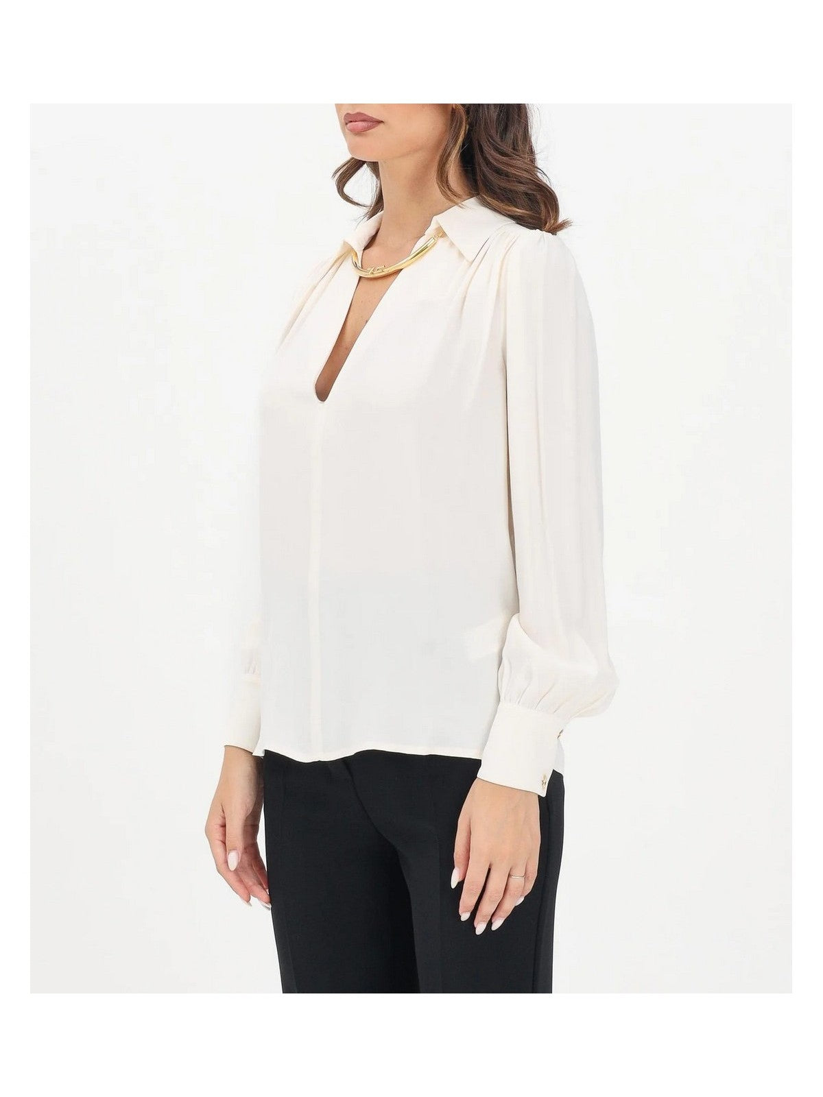 ELISABETTA FRANCHI Camicia Donna CA12356E2 DZ9 MILK